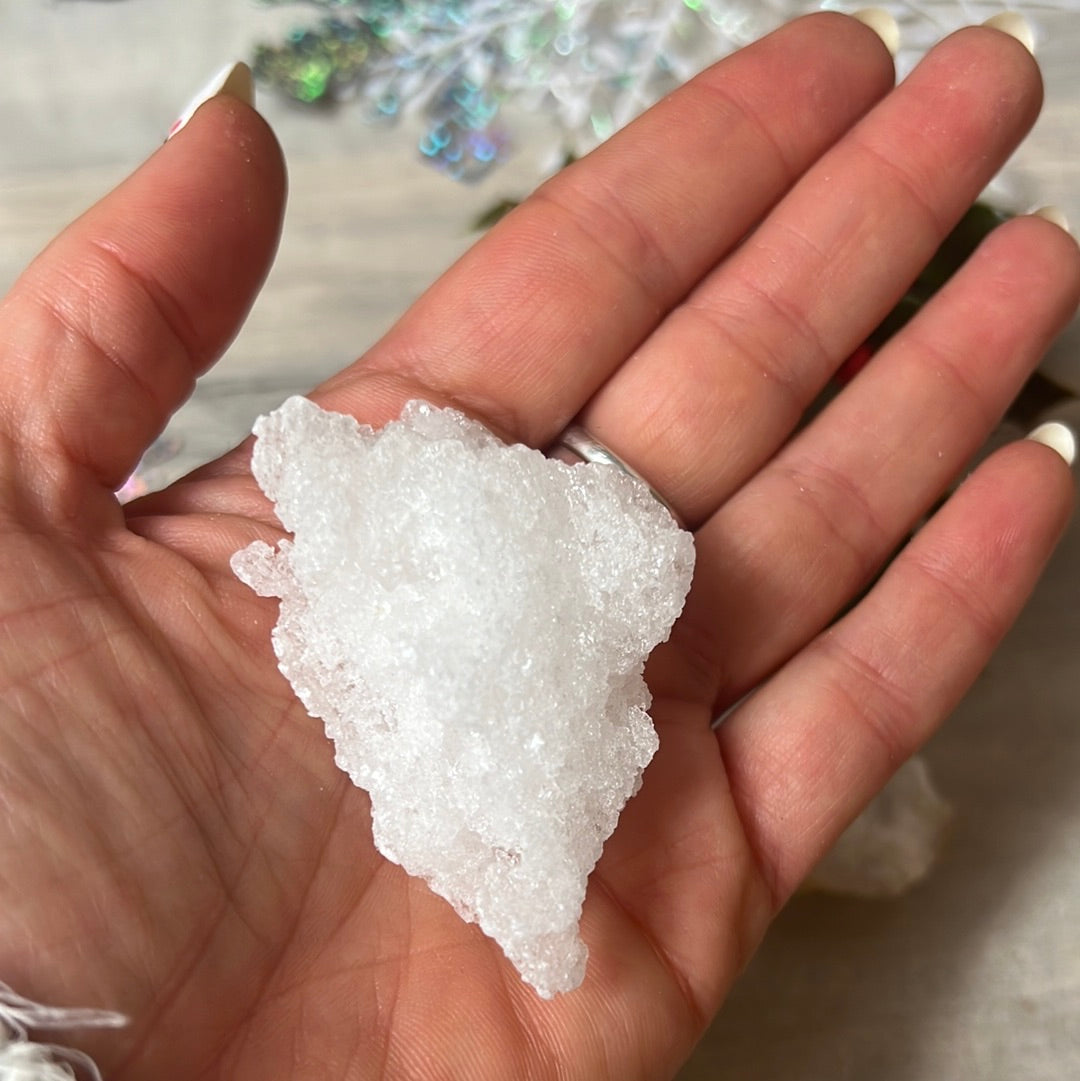 Snow Quartz Druzy specimen