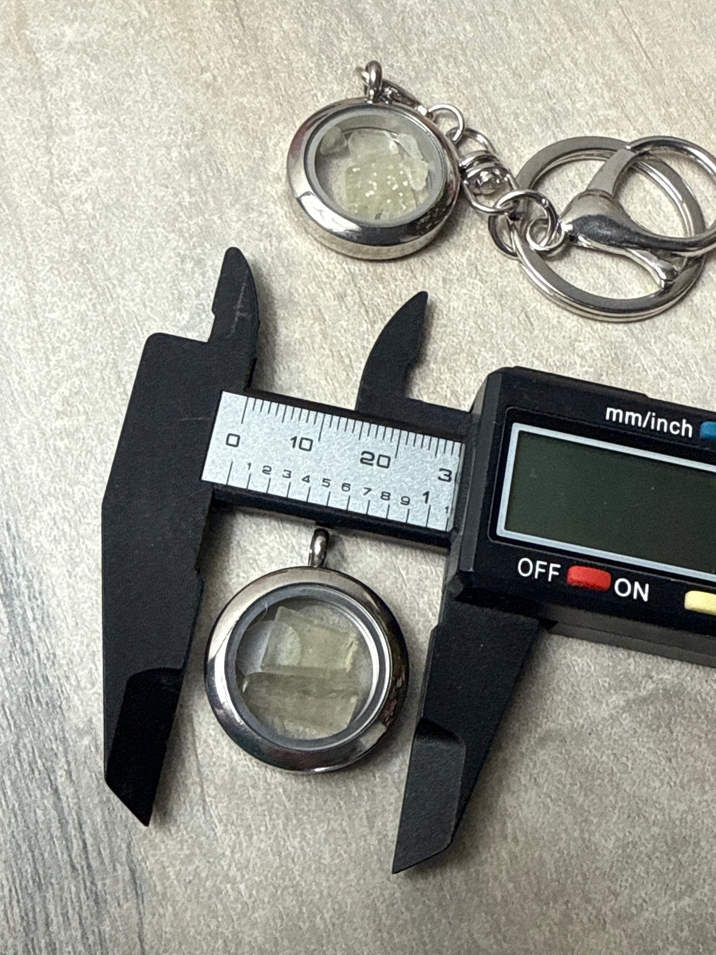 Libyan Glass in mini glass seal