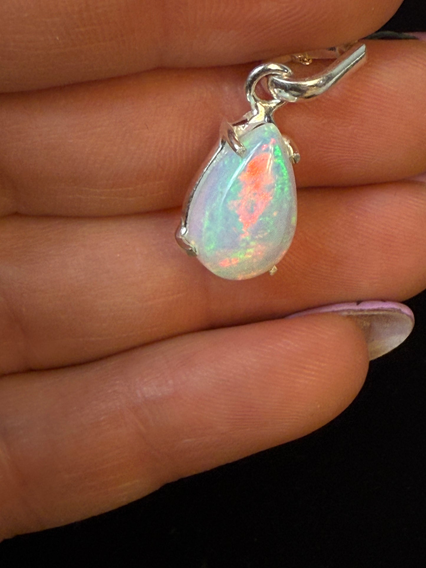 Ethiopian Opal 925 Sterling Pendant