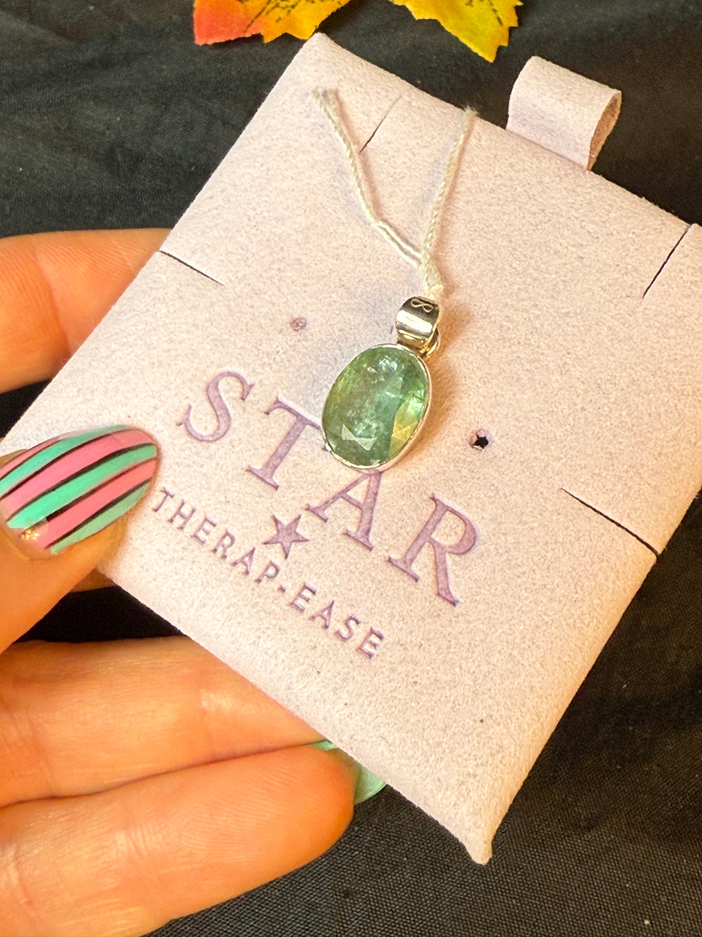 Green Kyanite 925 Pendant