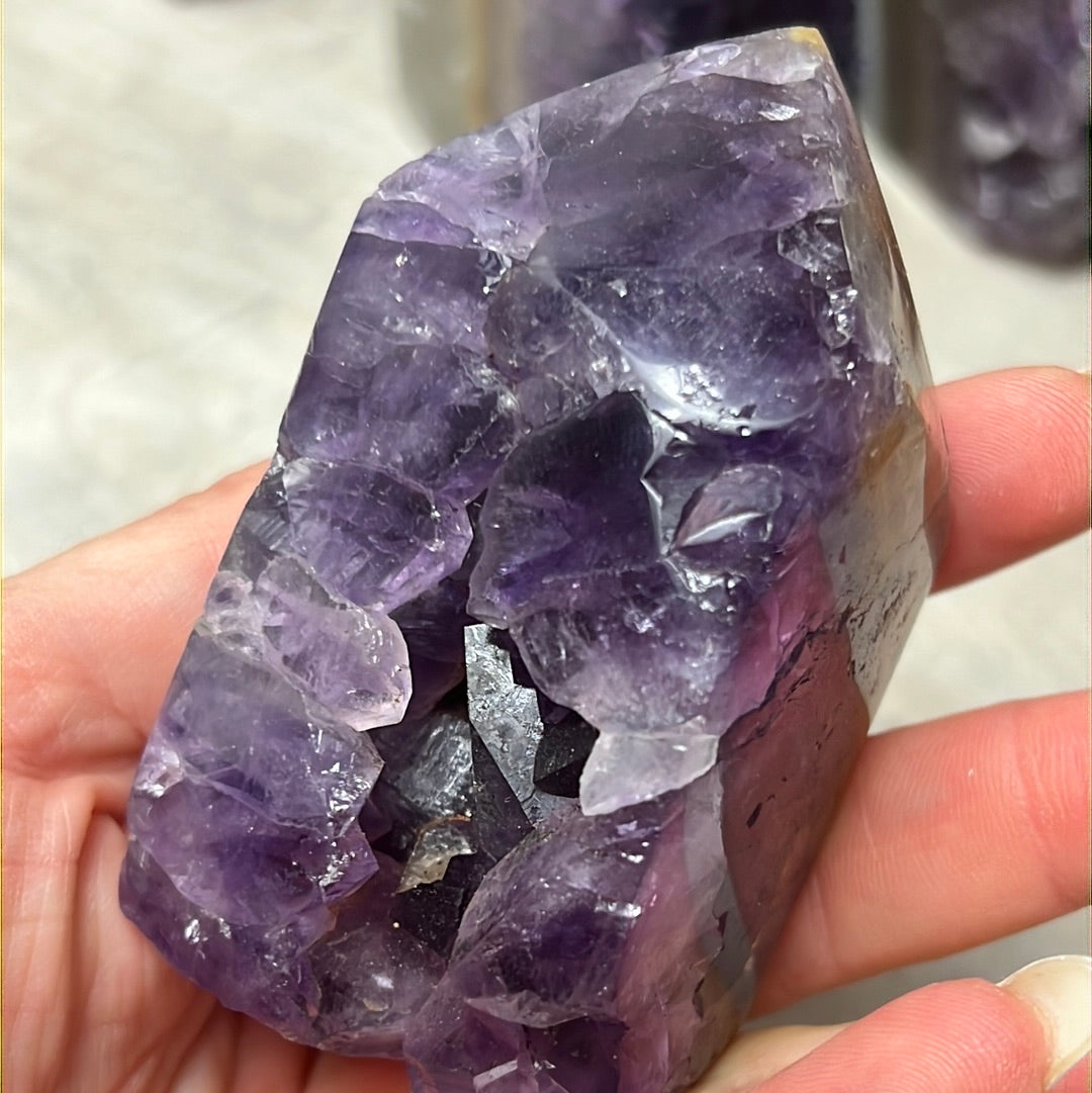 A Amethyst Agate Tower Points