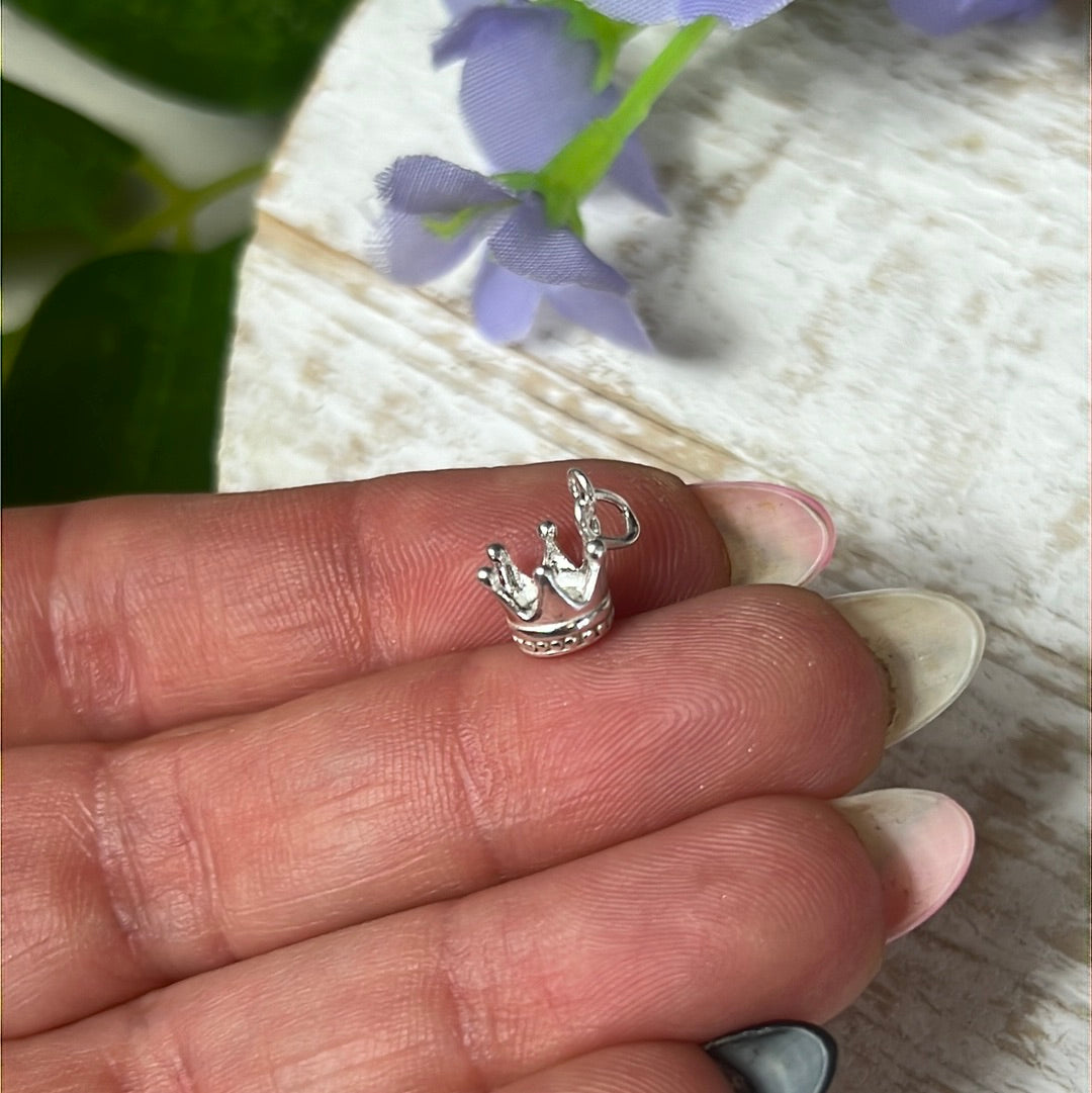 Crown 925 Sterling Silver Pendant Charm