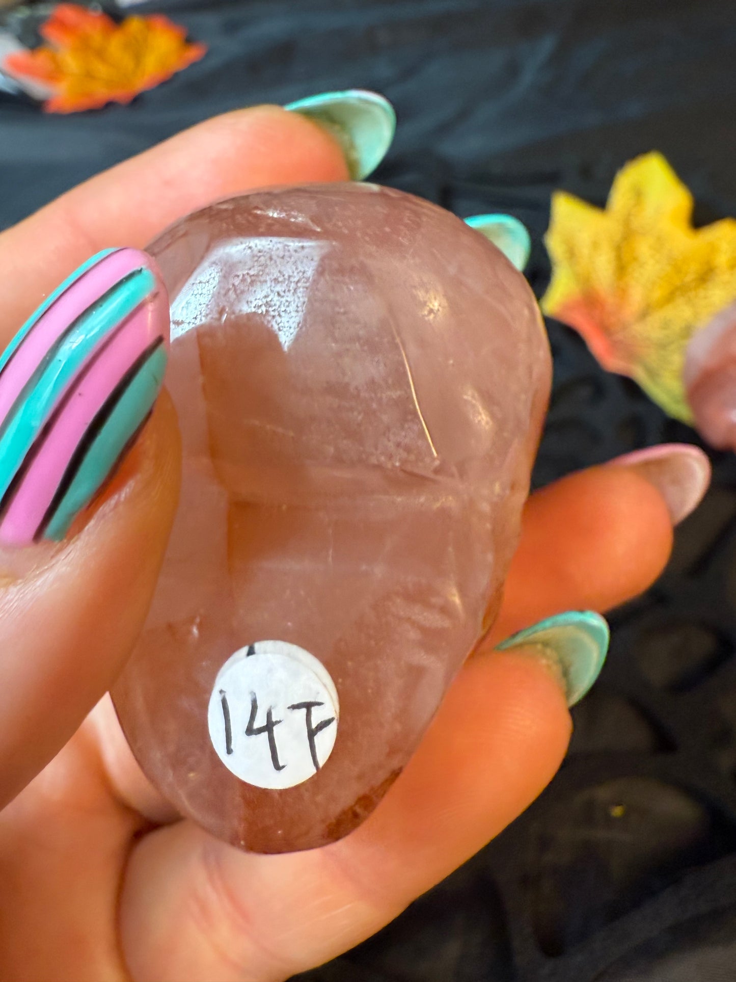 Fire Quartz Skull