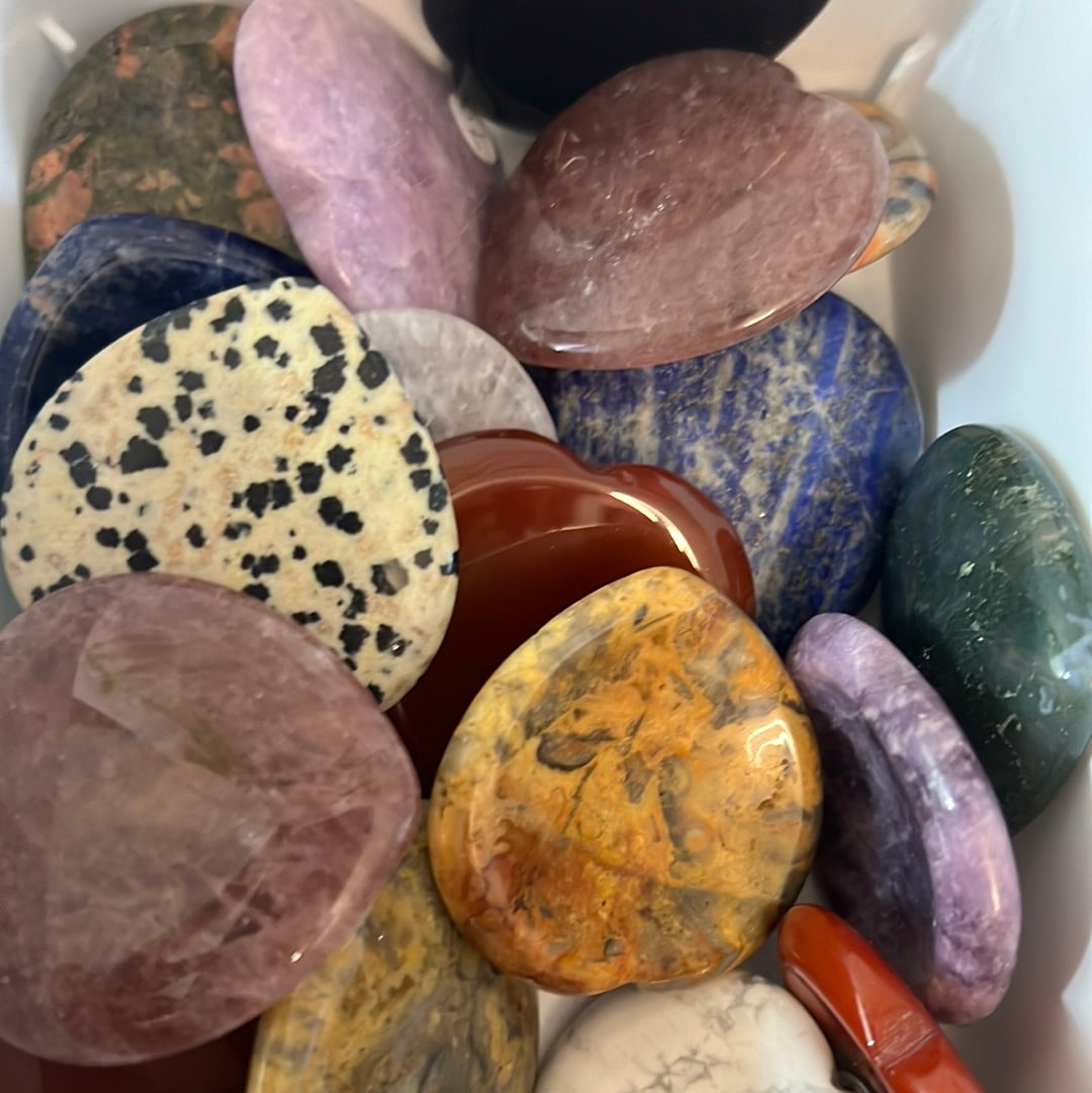 Heart - Worry Palm Stone
