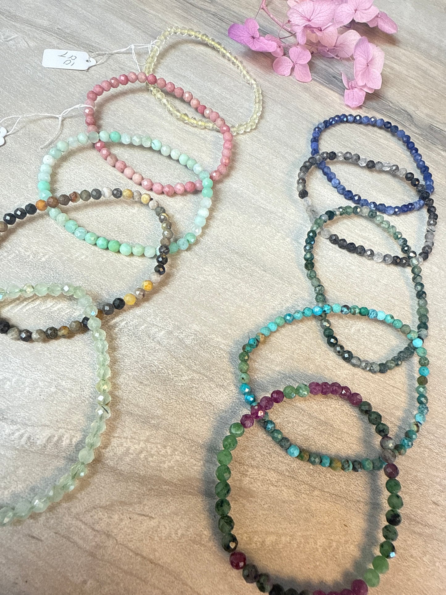 4mm Facet Bracelets