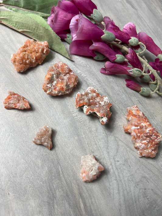 Red Heullandite Specimen