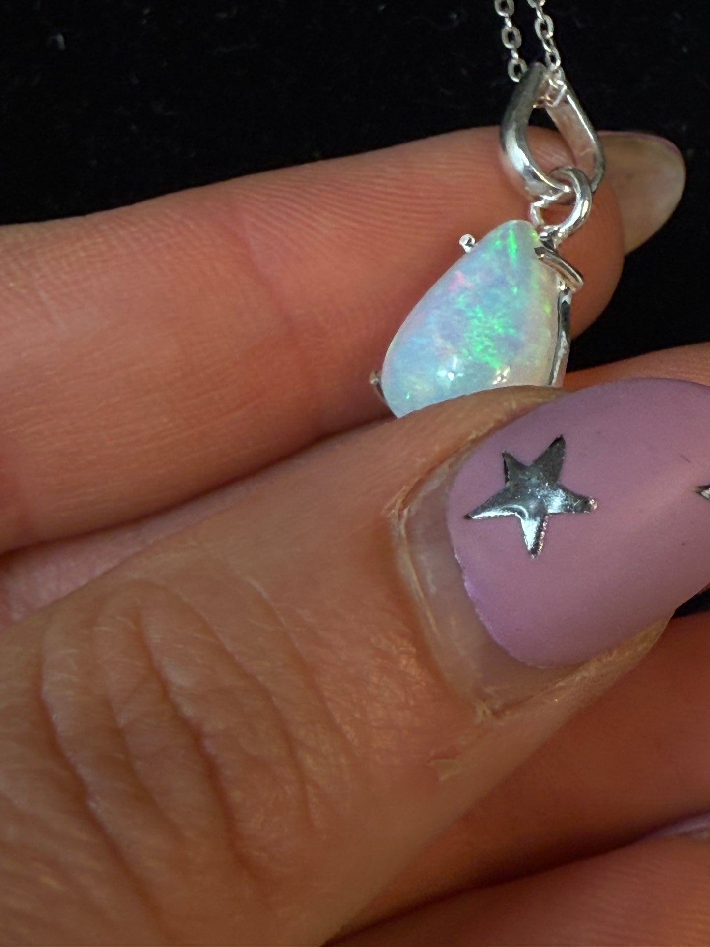 Ethiopian Opal 925 Sterling Pendant