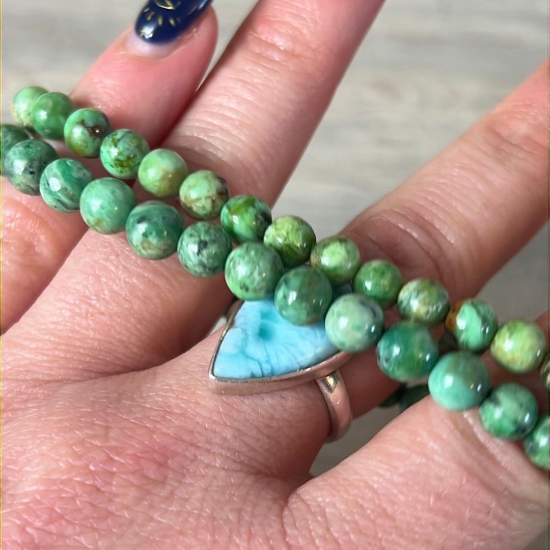 Variscite Bead Bracelet