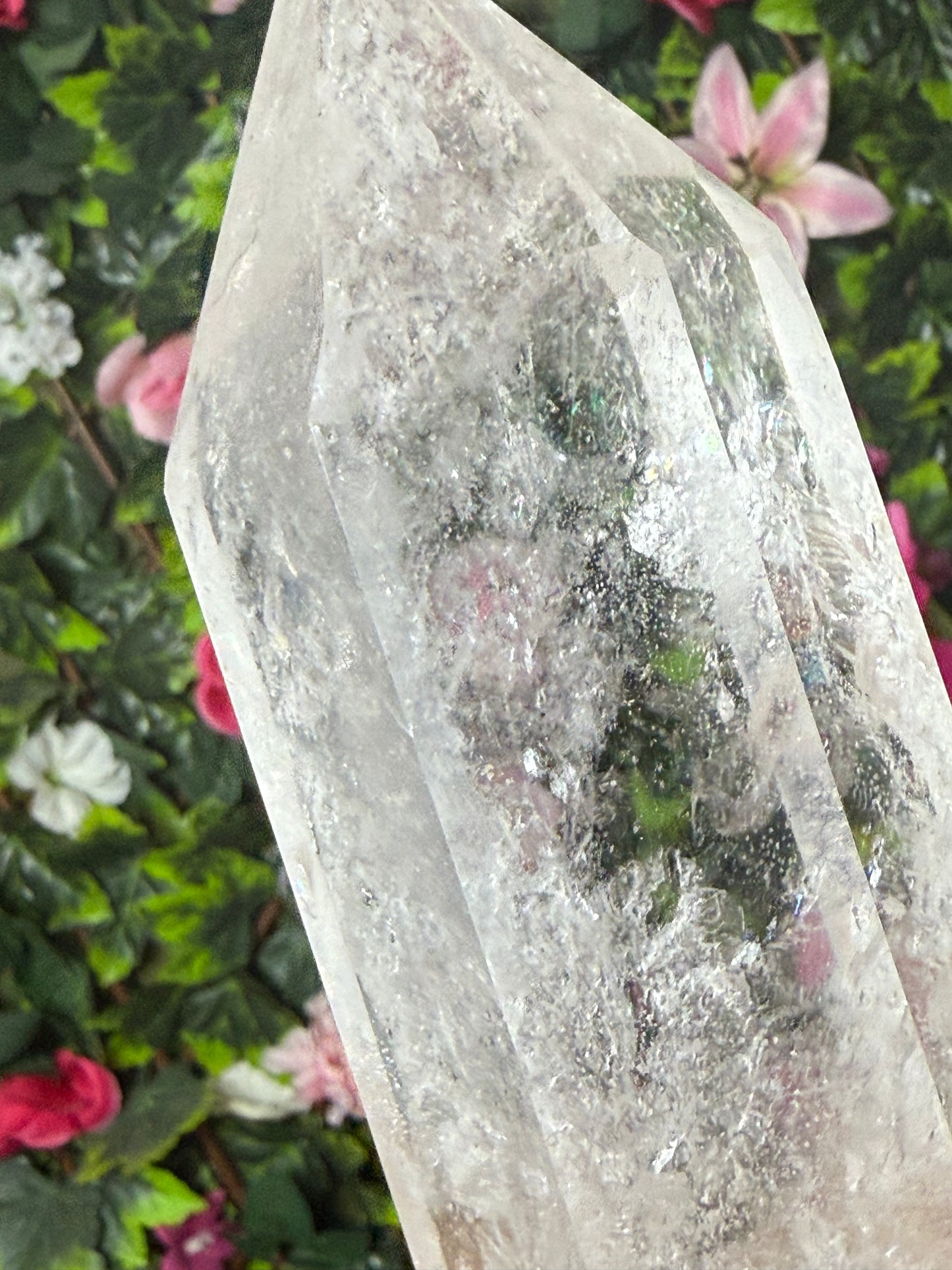 Large Clear Quartz Tower Point