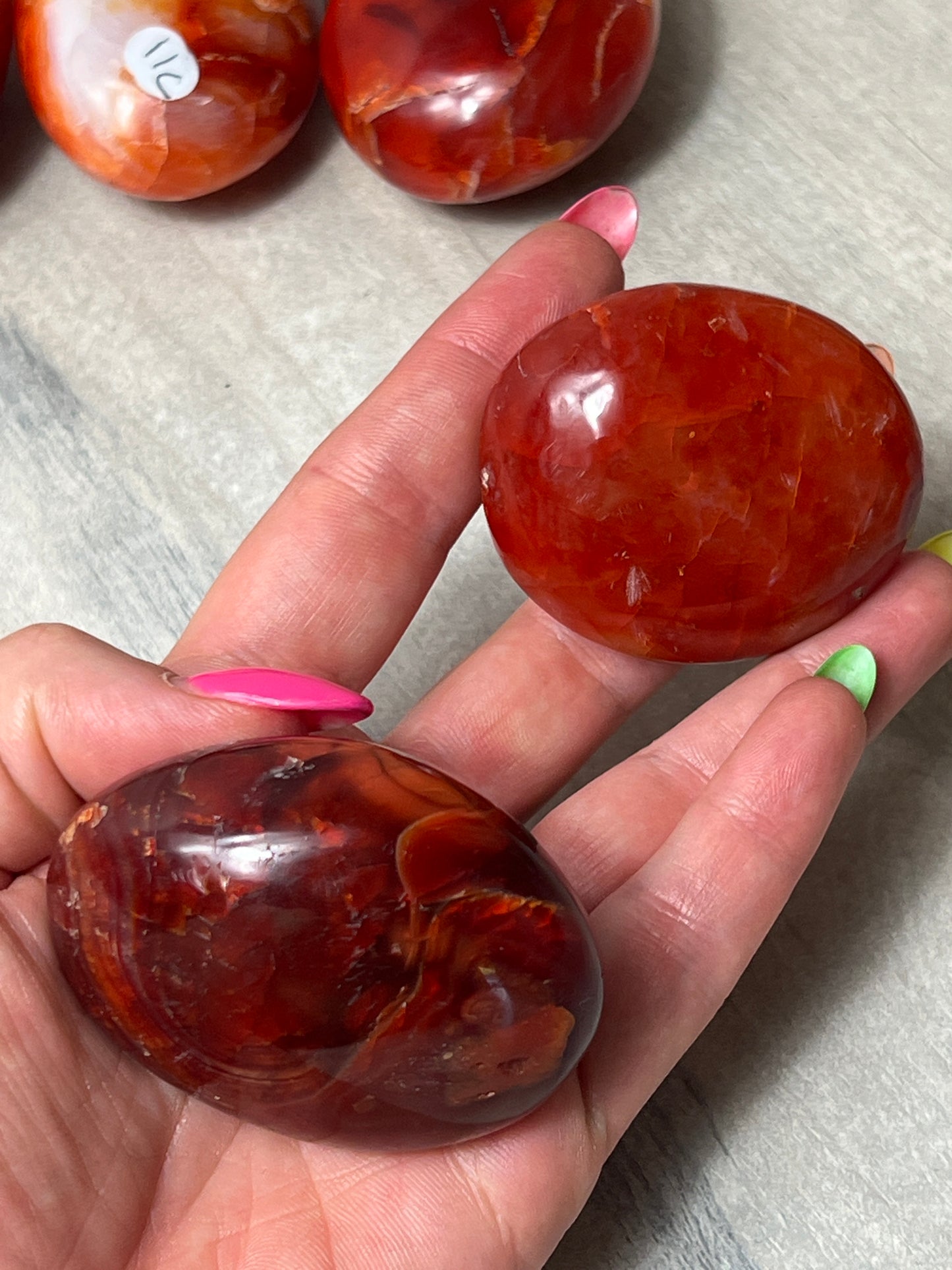 Stunning Large Carnelian Palm