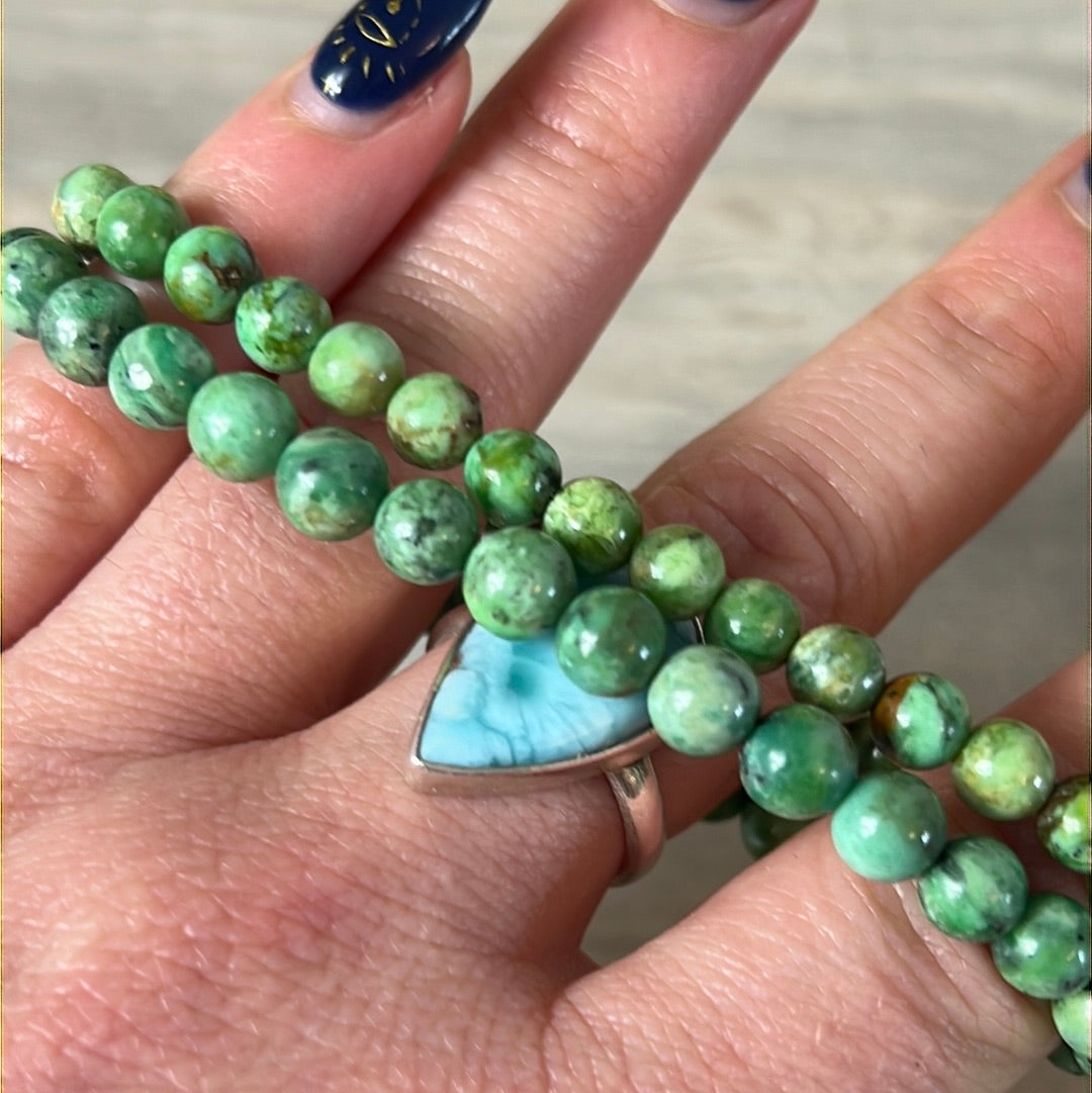 Variscite Bead Bracelet