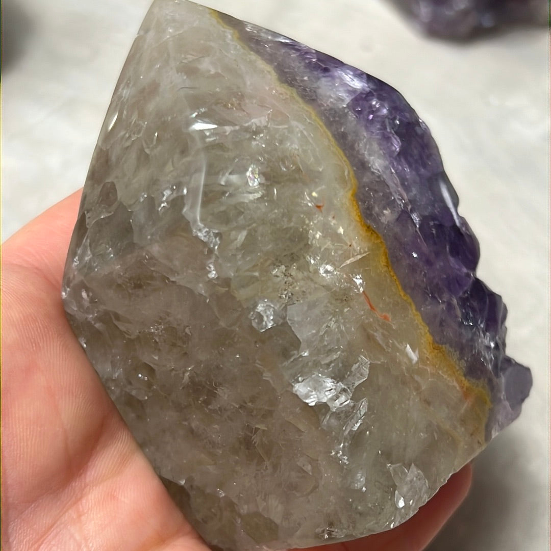 A Amethyst Agate Tower Points