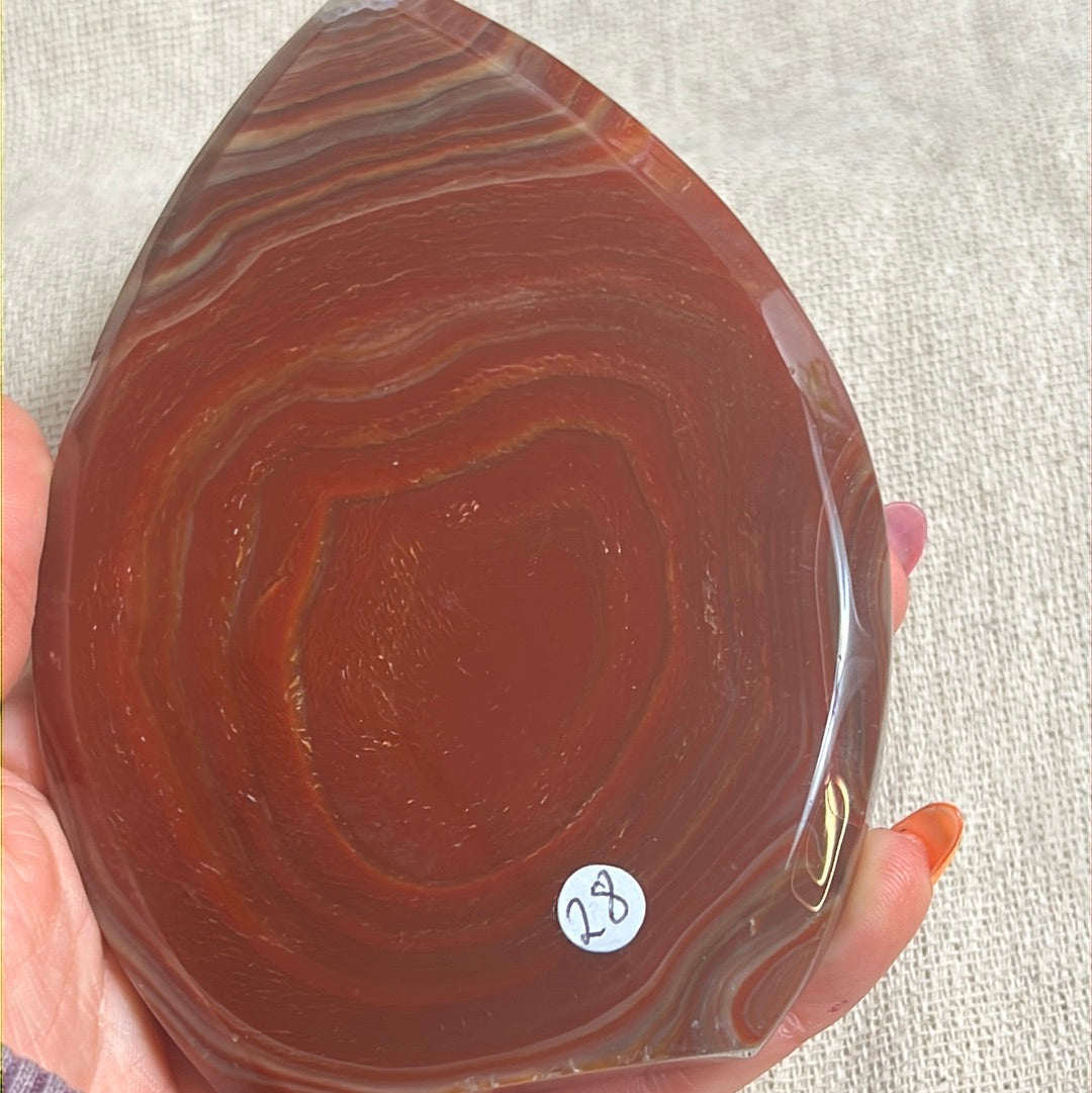 Carnelian Freeform Flame