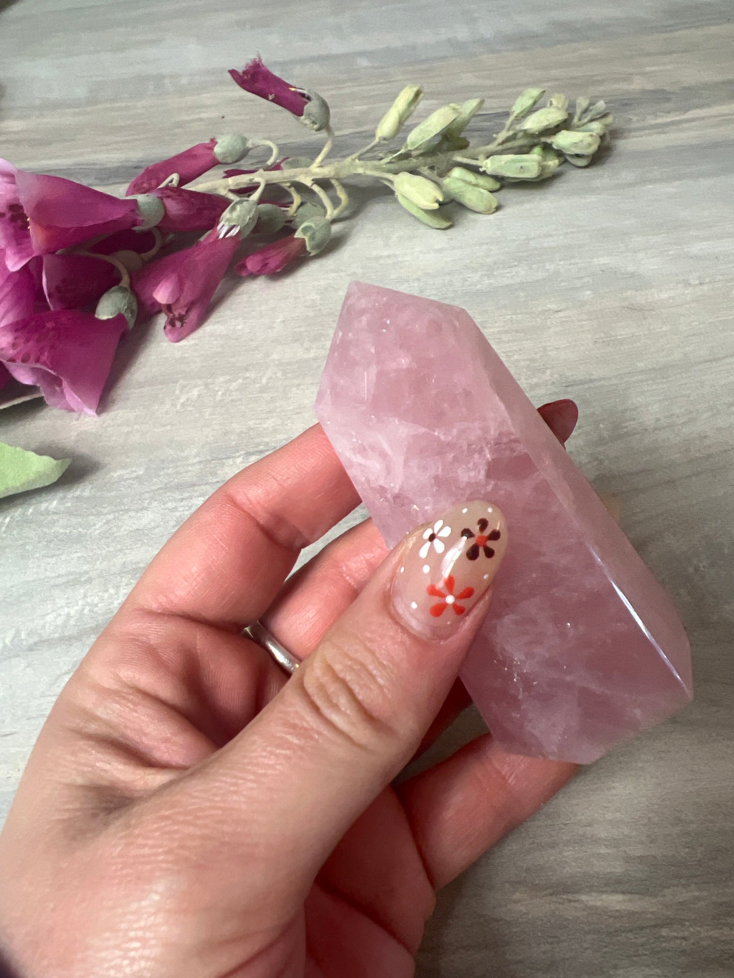 Rose Quartz Tower Point