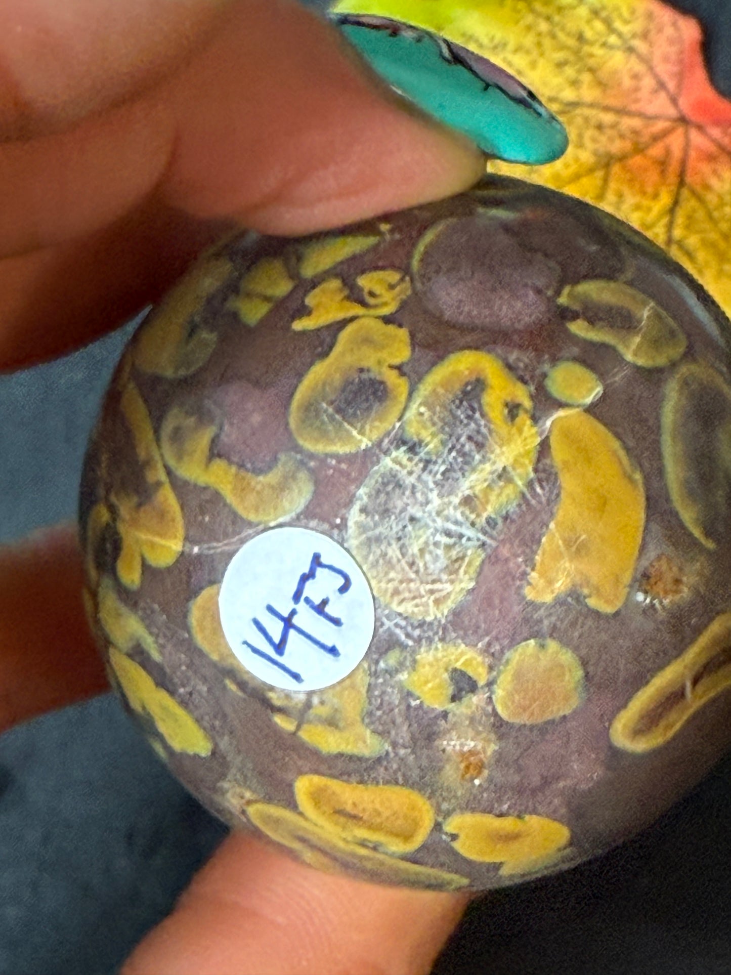 Fruit Jasper Sphere