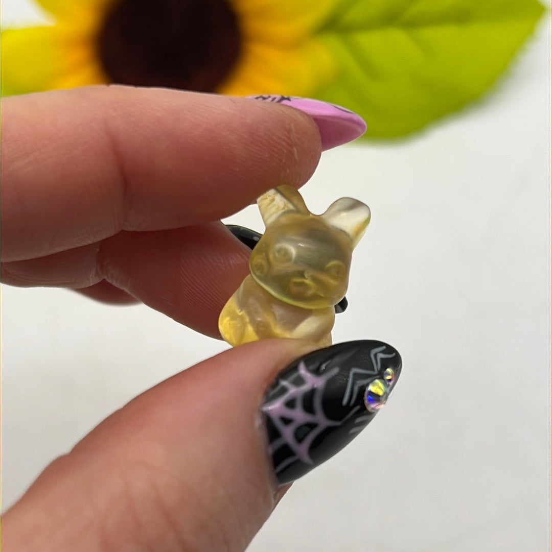 Mini Yellow Fluorite Pokémon Pikachu
