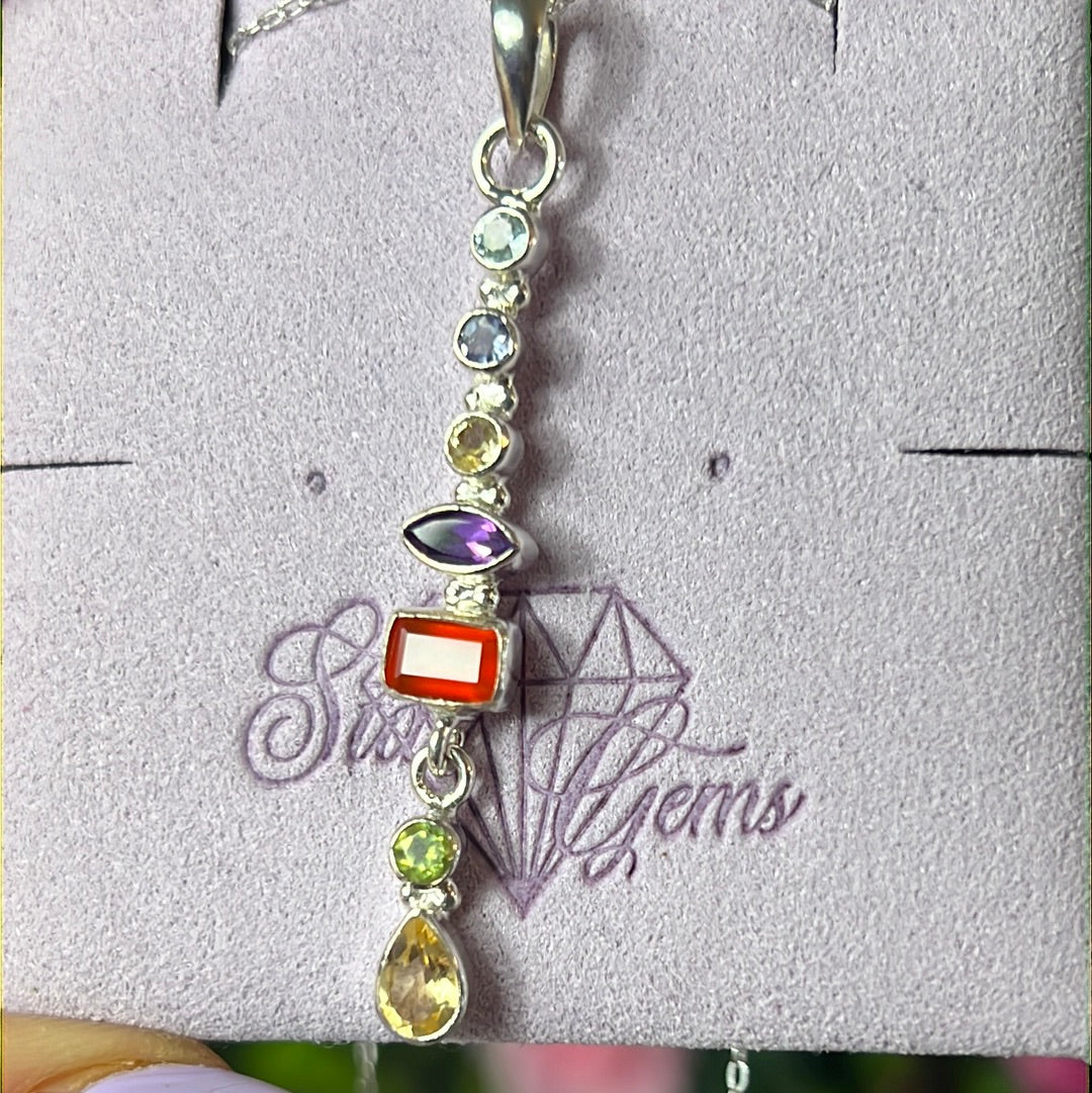 Chakra Multi Sterling 925 Pendant