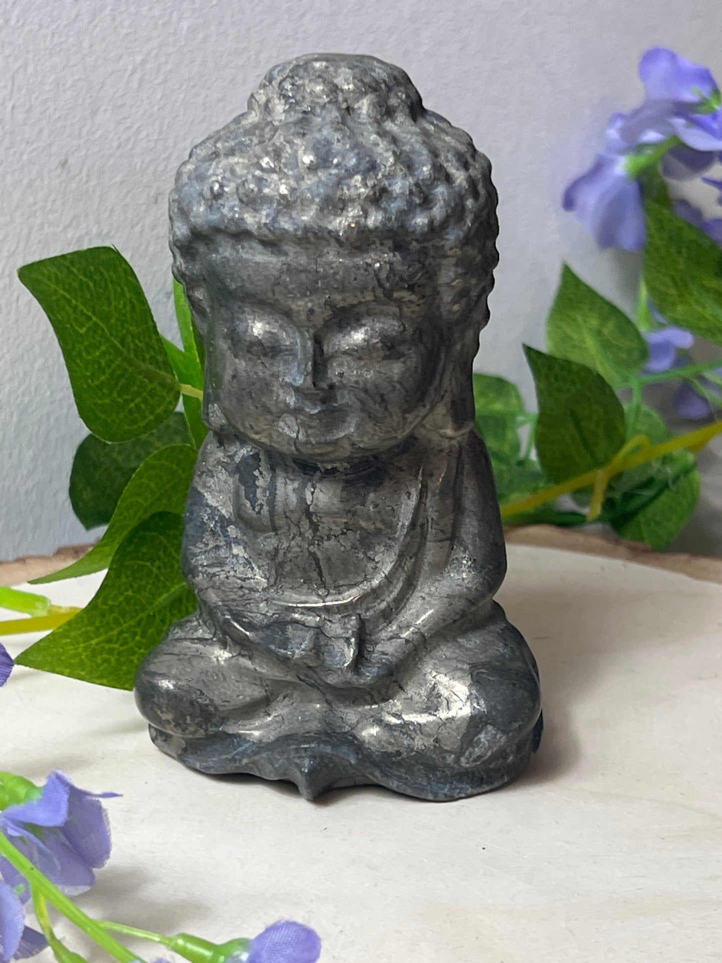 Large Pyrite Baby Buddha