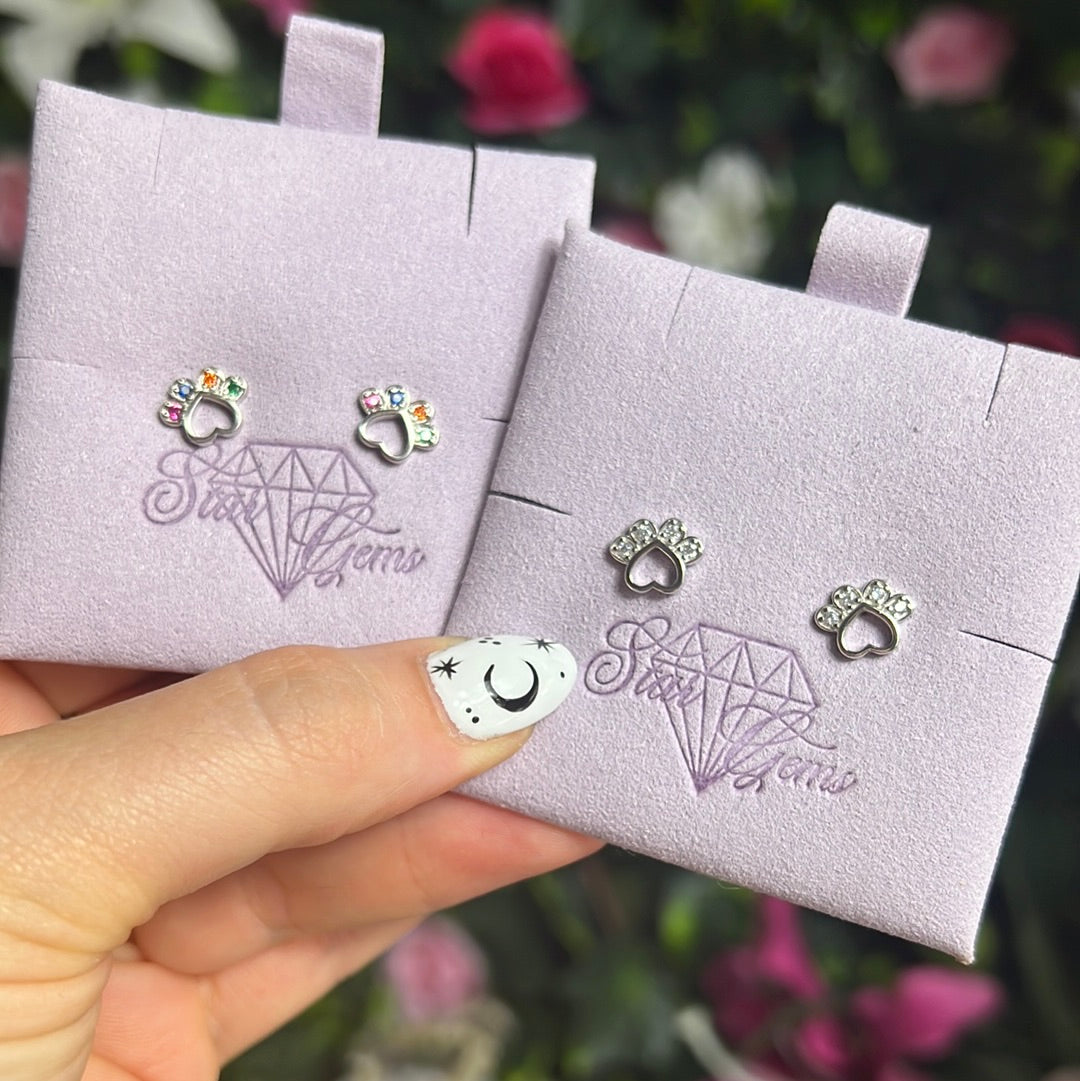 Paw Studs 925 Sterling Silver Earrings