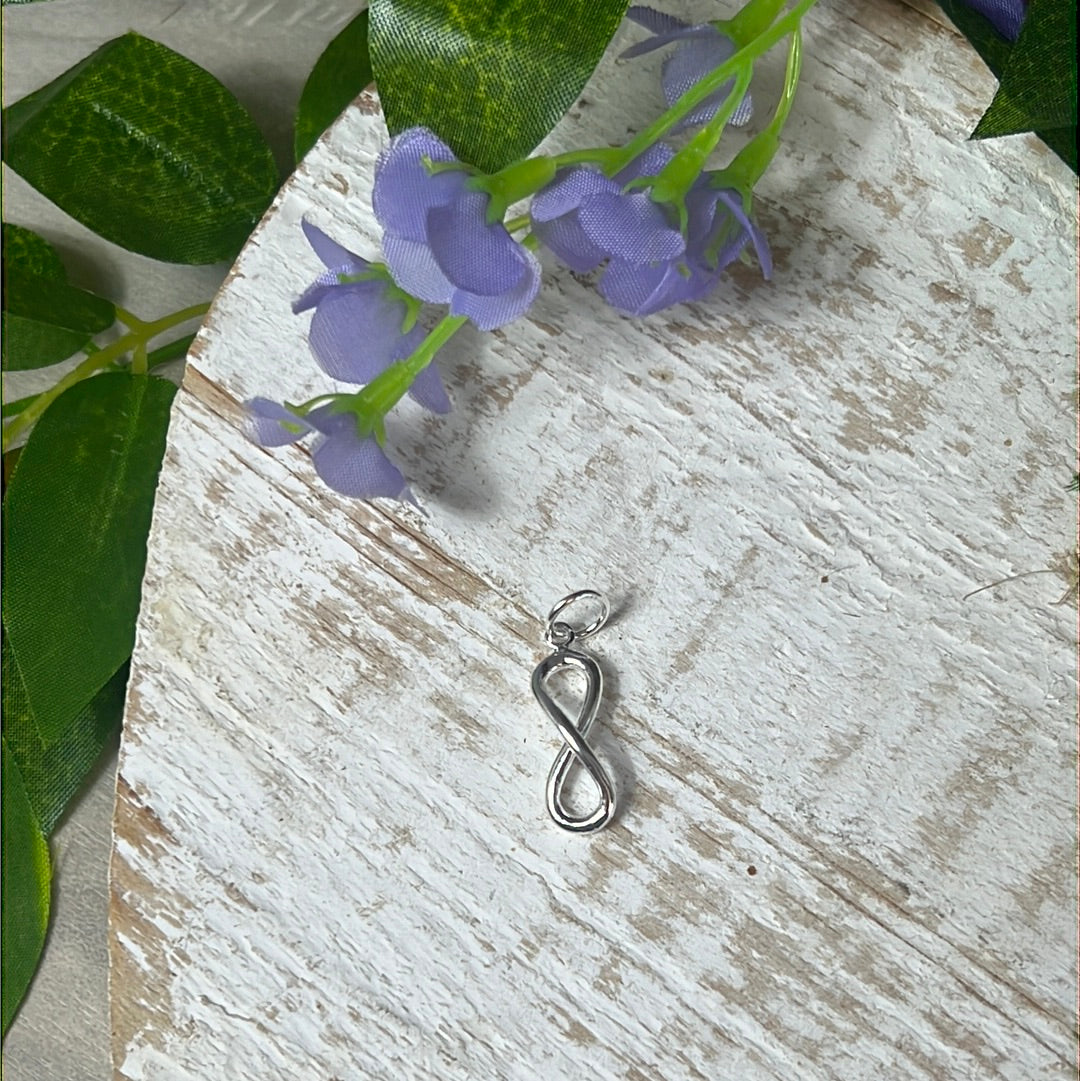 Infinity 925 Sterling Silver Pendant Charm
