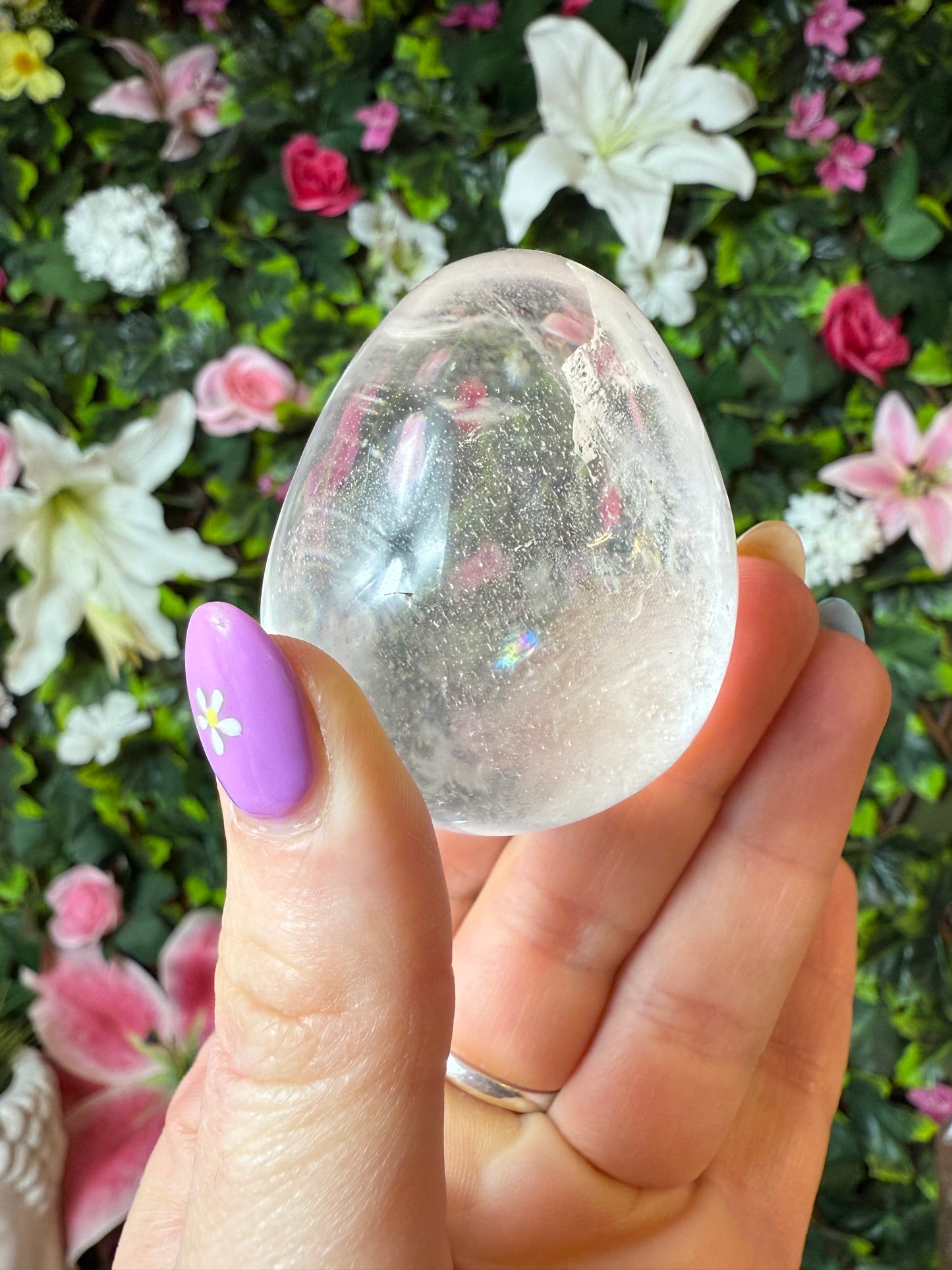 Clear Quartz Egg