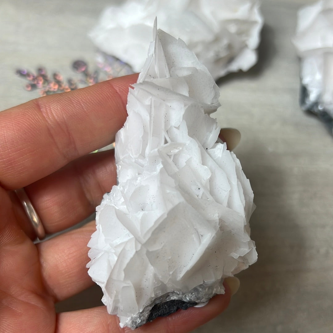 Rose Petal Calcite Specimen