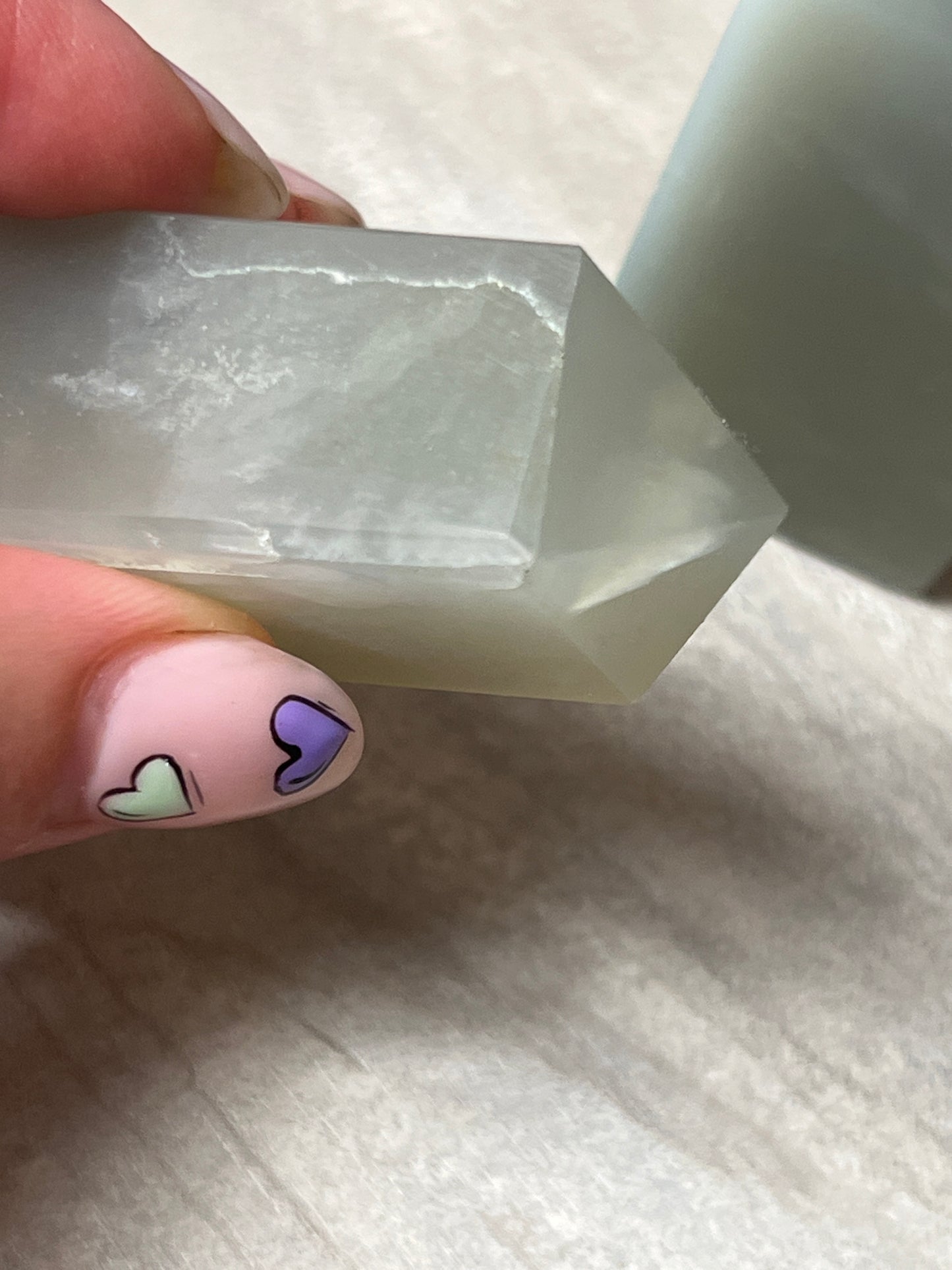 Sage Green Moonstone tower point