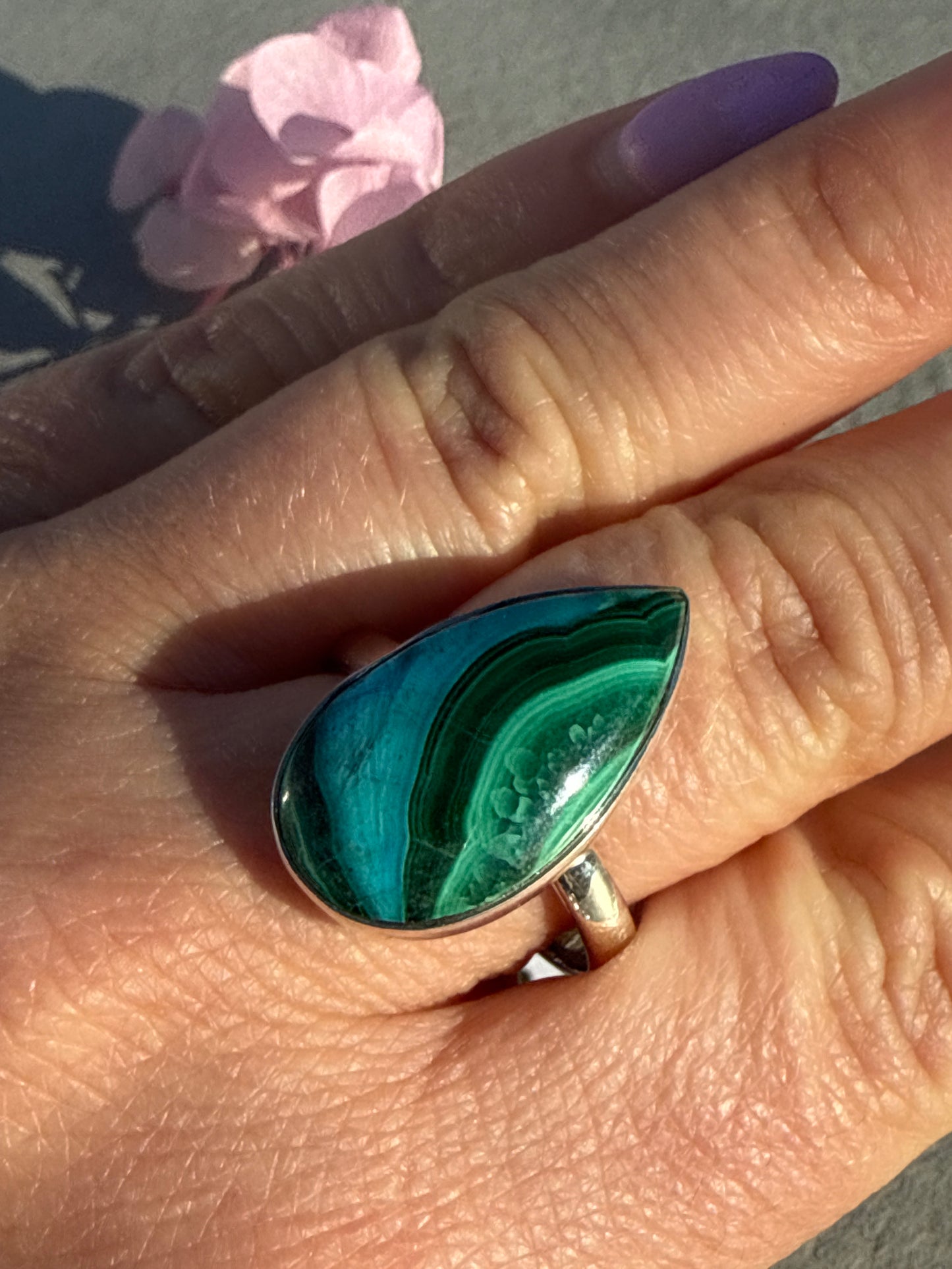 Malacholla 925 Silver Ring - Size W
