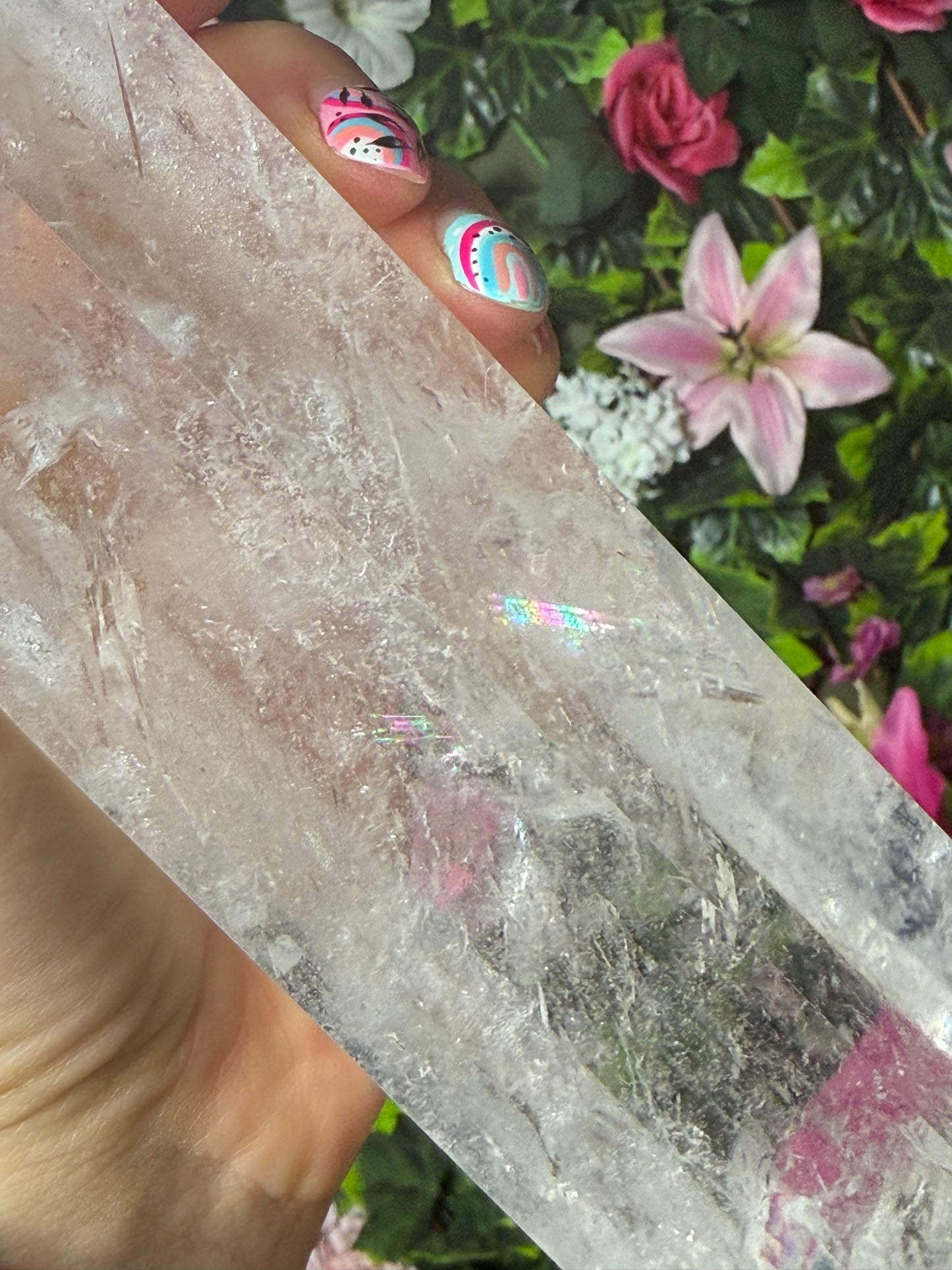 Large Clear Quartz Tower Point