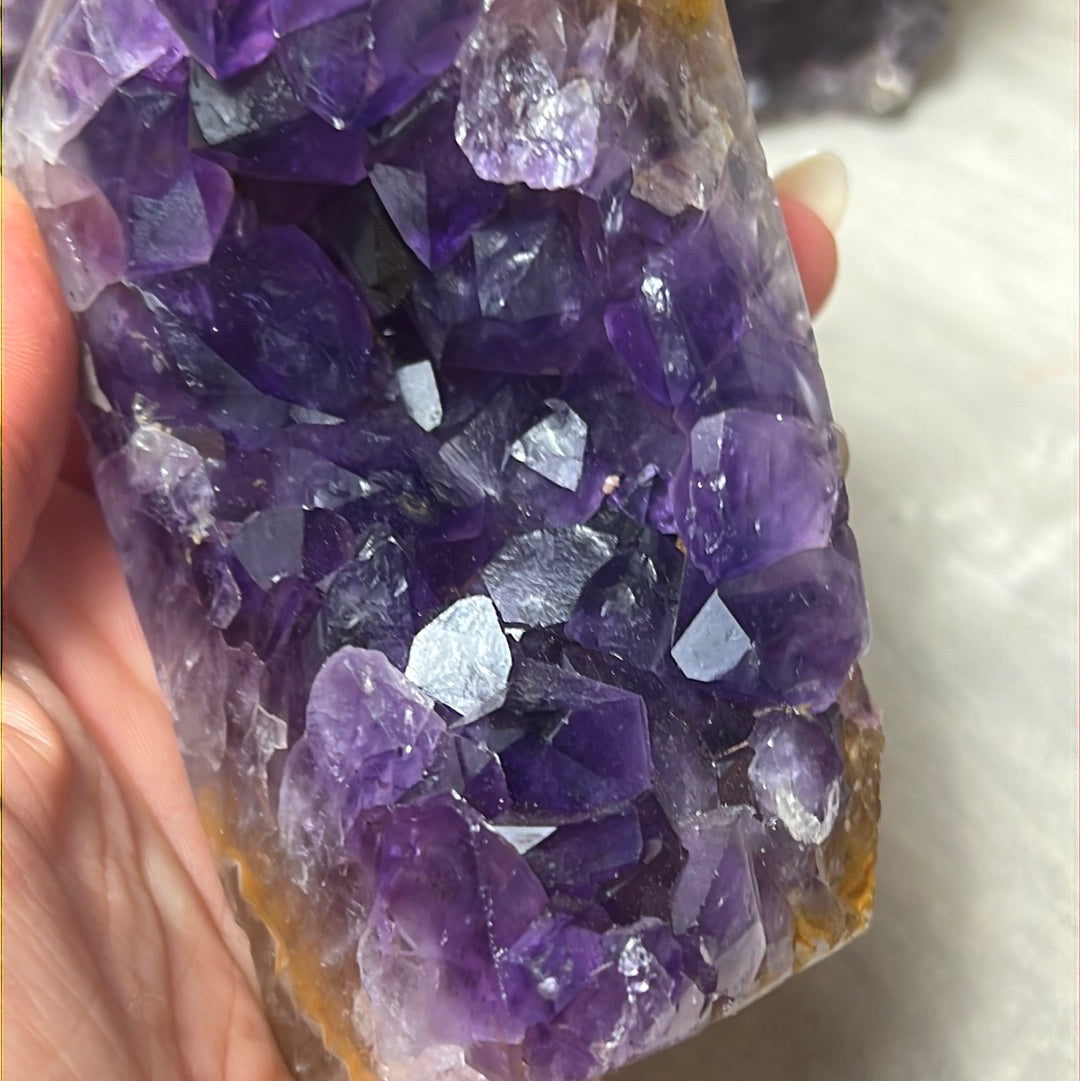 A Amethyst Agate Tower Points