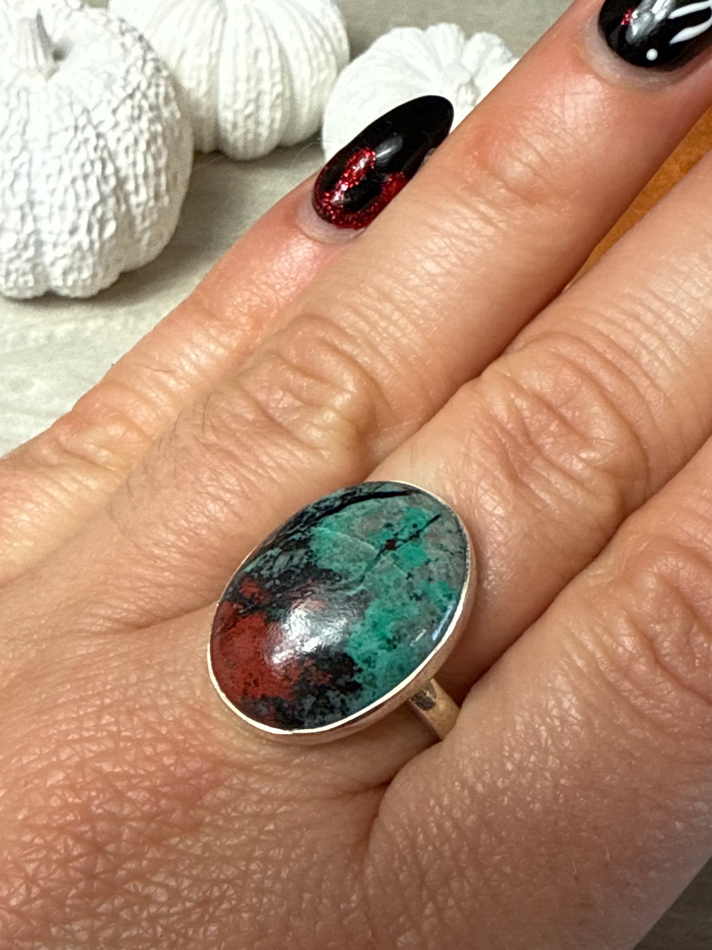 Sorona Sunrise 925 Sterling Silver Ring - Size P 1/2