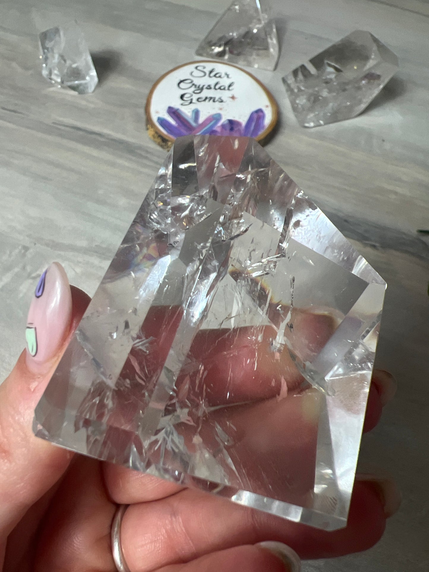 High grade Clear Quartz Freeform