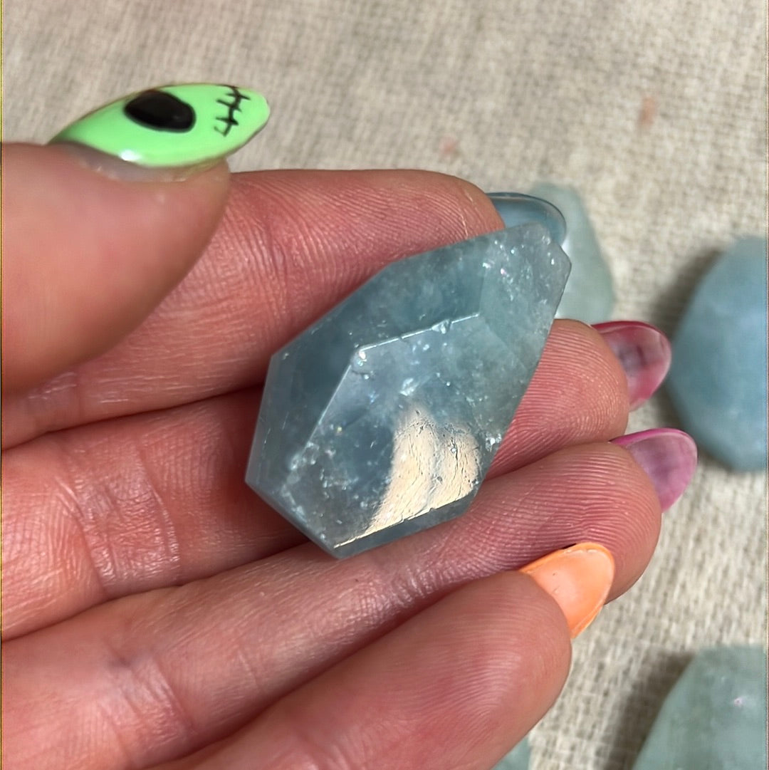 Aquamarine Mini Freeform - AA Grade