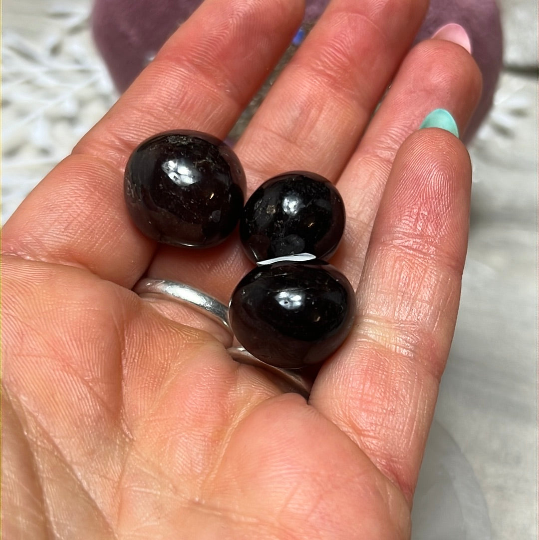 Garnet Polished tumble tumblestone