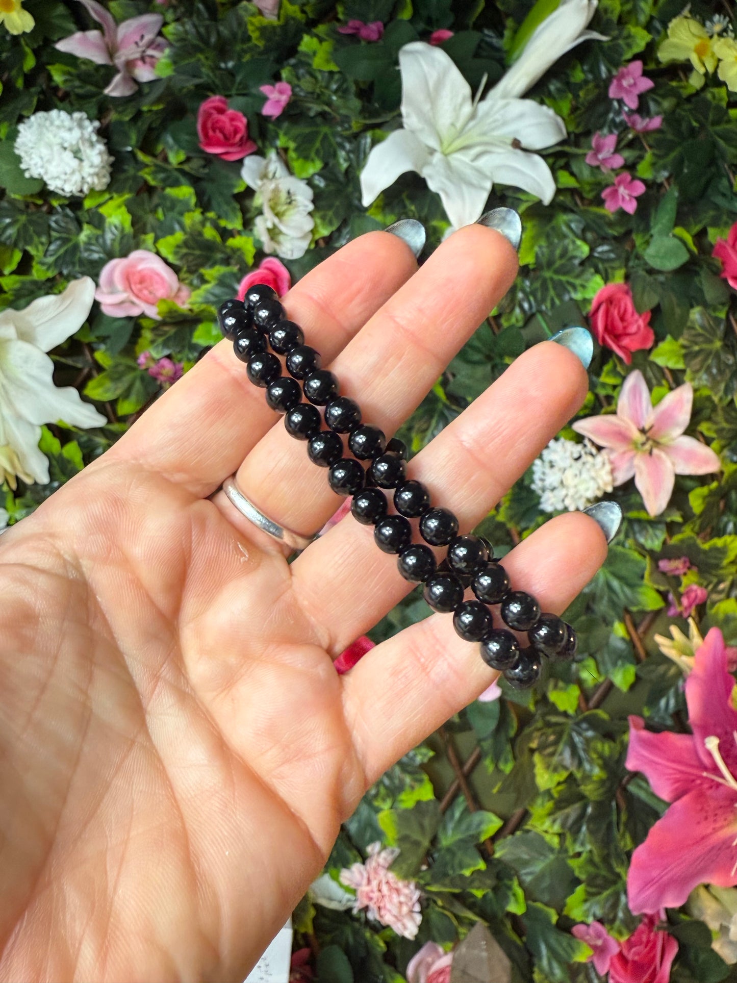 Black Tourmaline Bracelet - 6mm