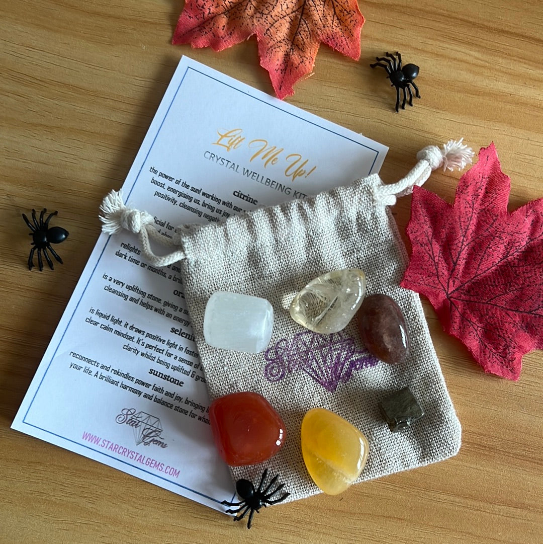 Starcrystalgems - S.A.D. seasonal affect disorder Support - Tumblestone Kit