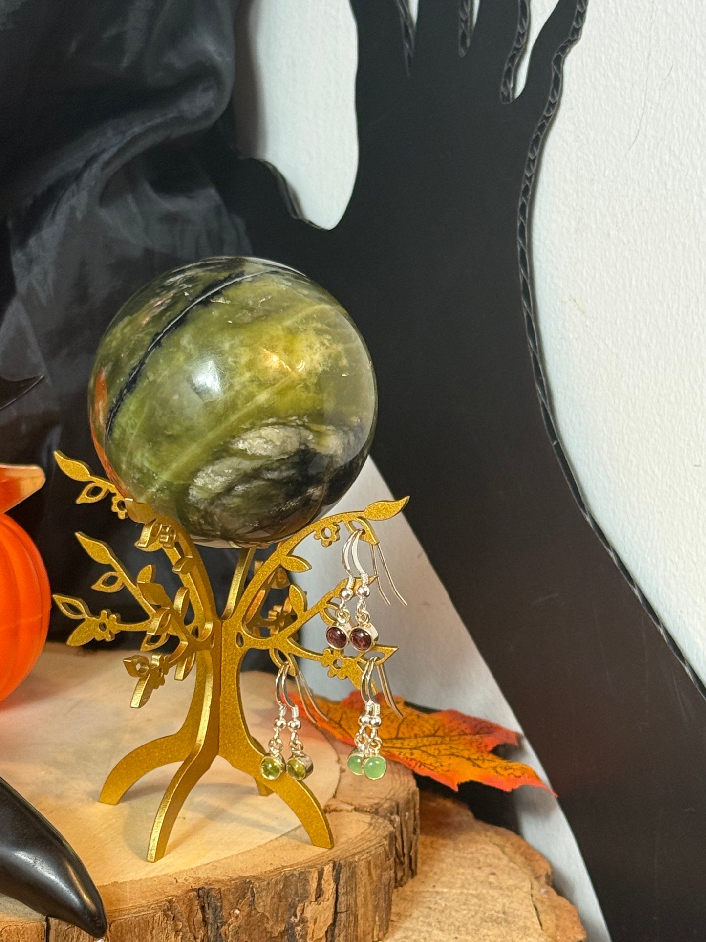 Gold Tree Sphere / Jewellery Stand Holder