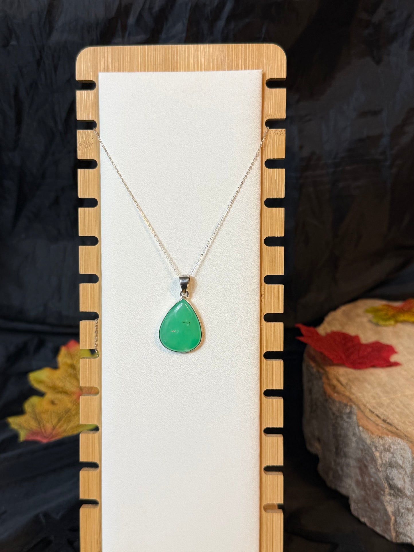 Chrysoprase 925 Pendant AA