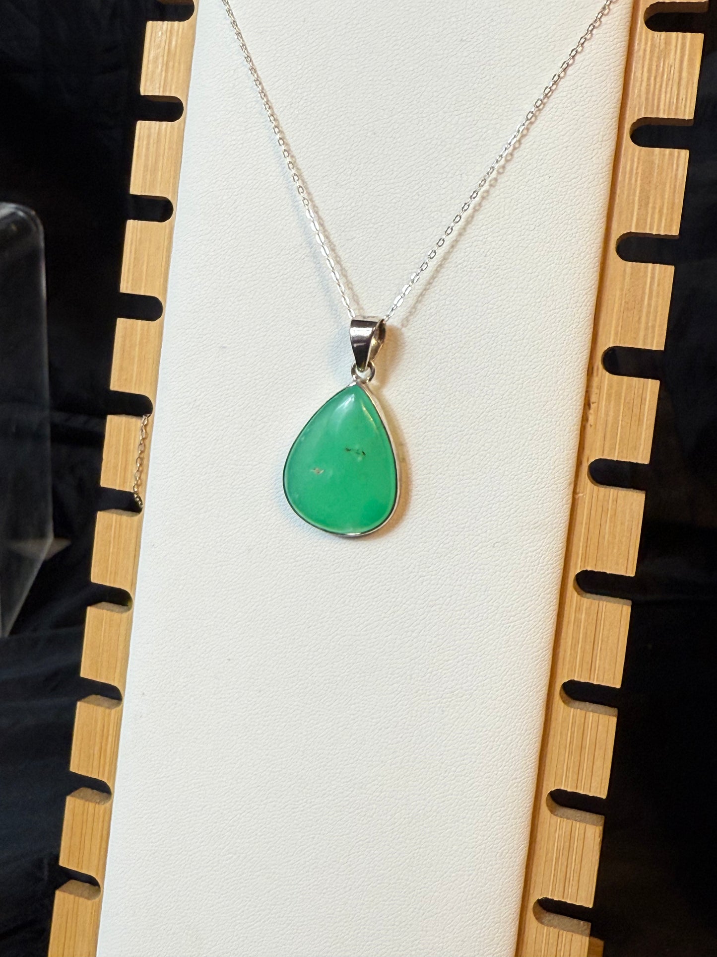 Chrysoprase 925 Pendant AA