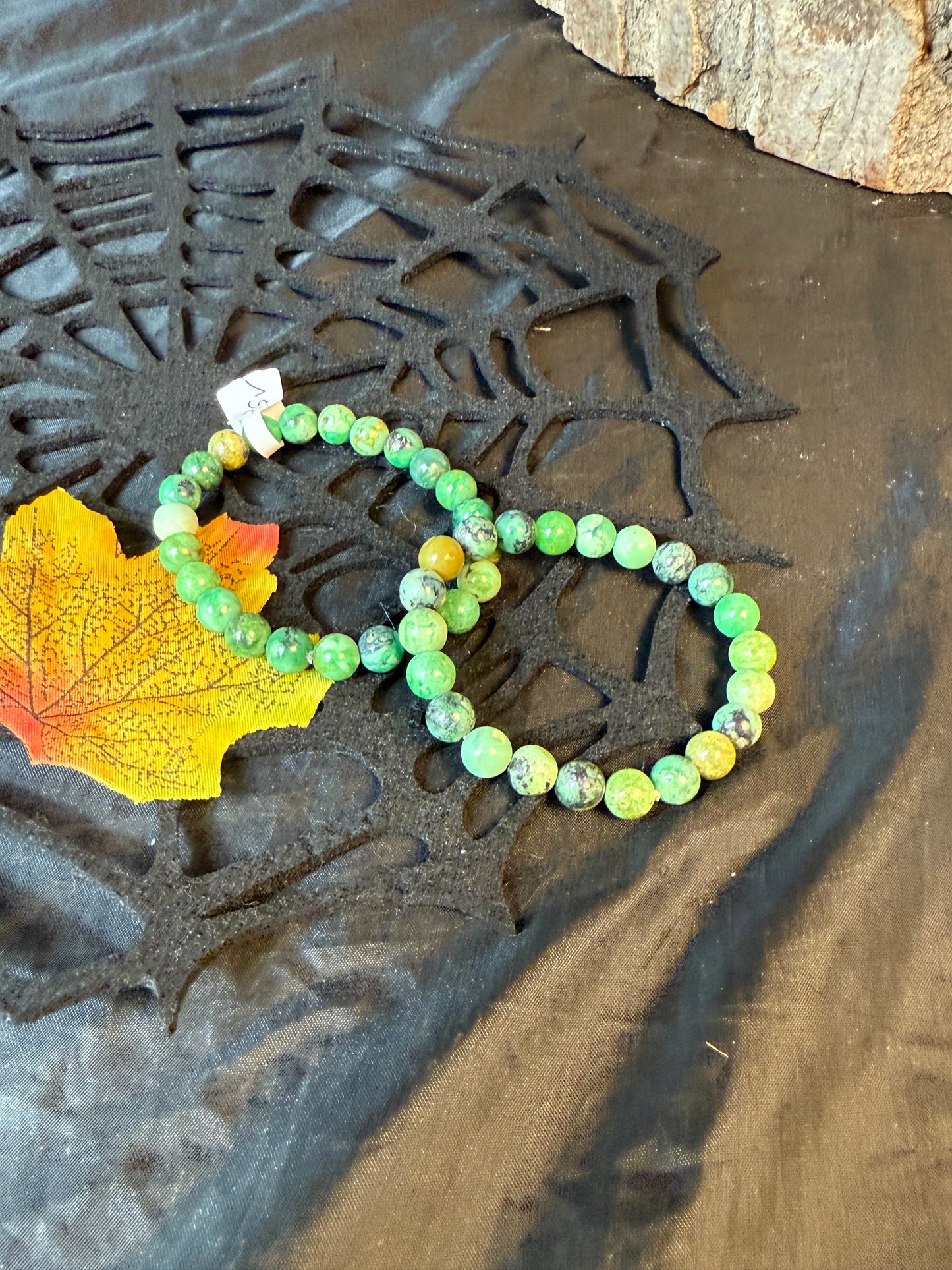 Variscite Bead Bracelet 8mm