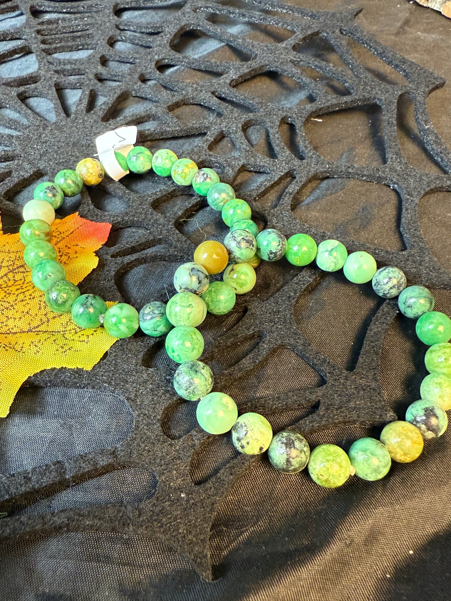 Variscite Bead Bracelet 8mm