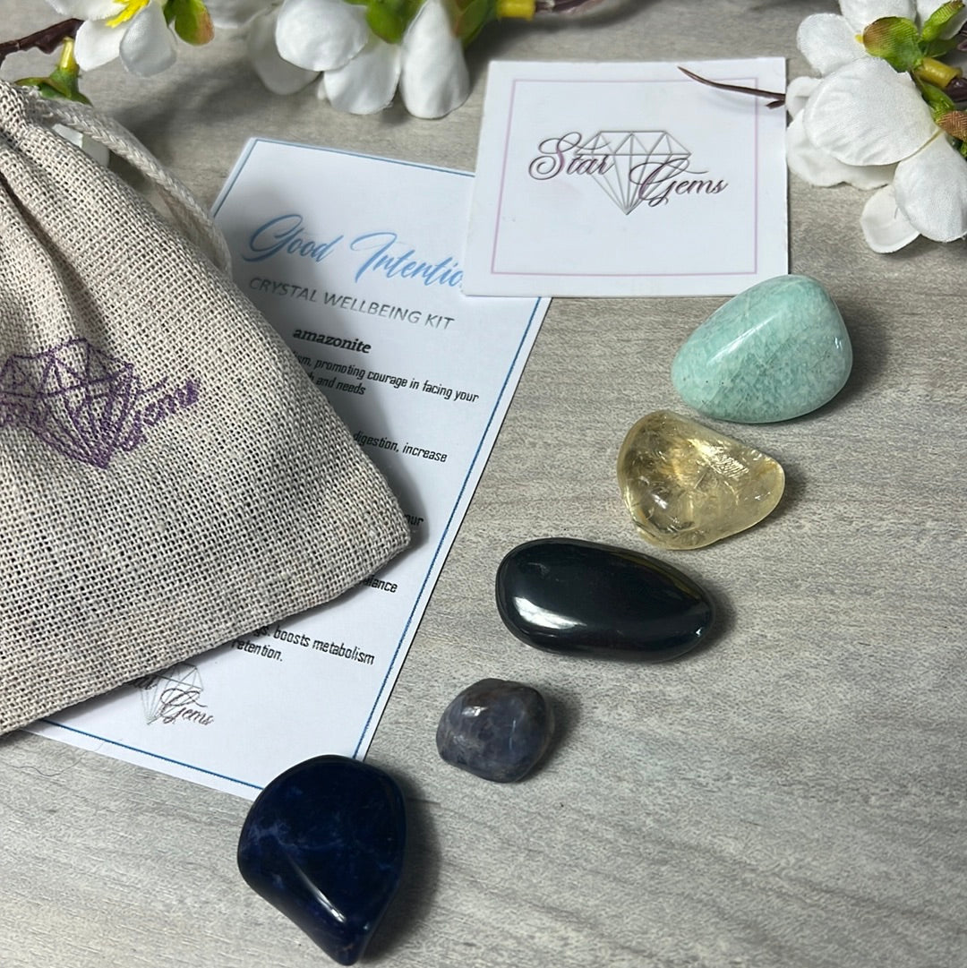 Starcrystalgems - Good Intentions Weight Loss Tumblestone Kit
