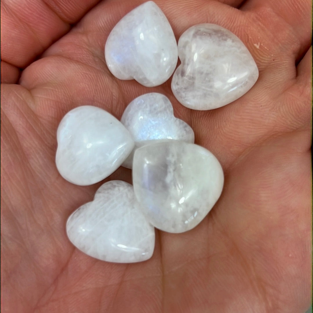 Flashy Moonstone Heart