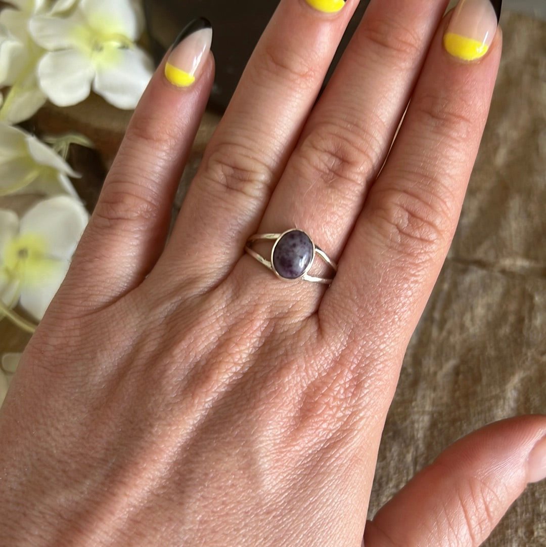 Kammererite 925 Sterling Silver Ring - N 1/2