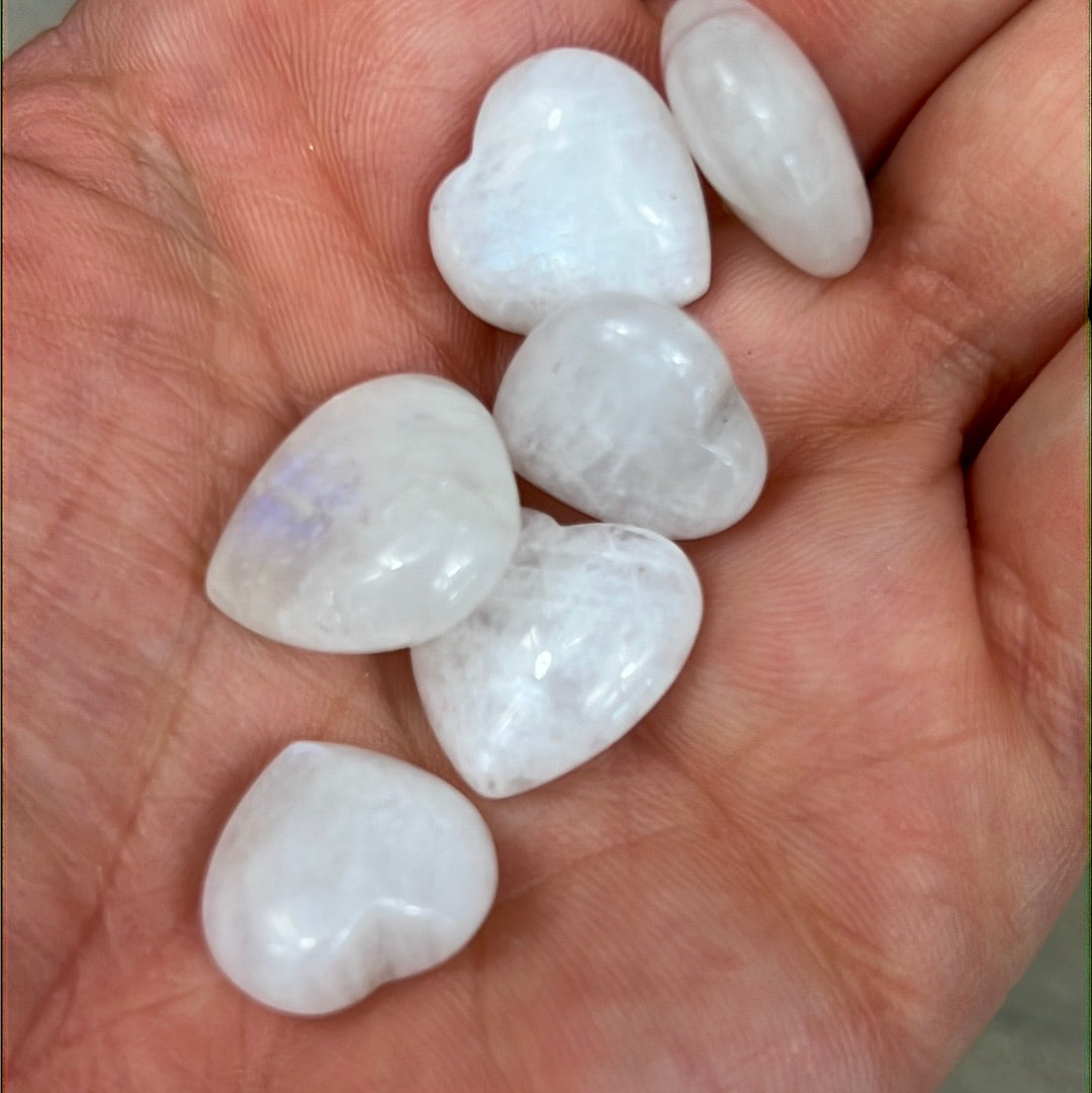 Flashy Moonstone Heart