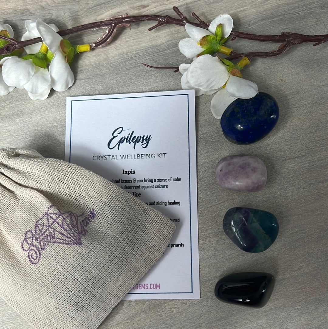 Starcrystalgems - Epilepsy Help Protection Tumblestone Kit