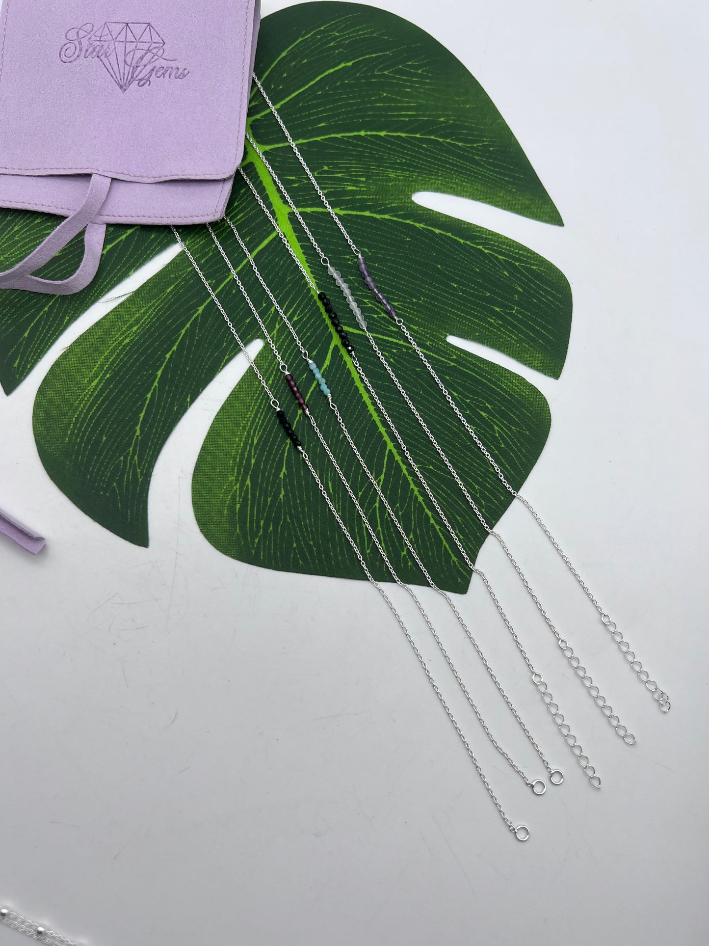 Crystal Diddy Anklet - 925 Sterling Silver