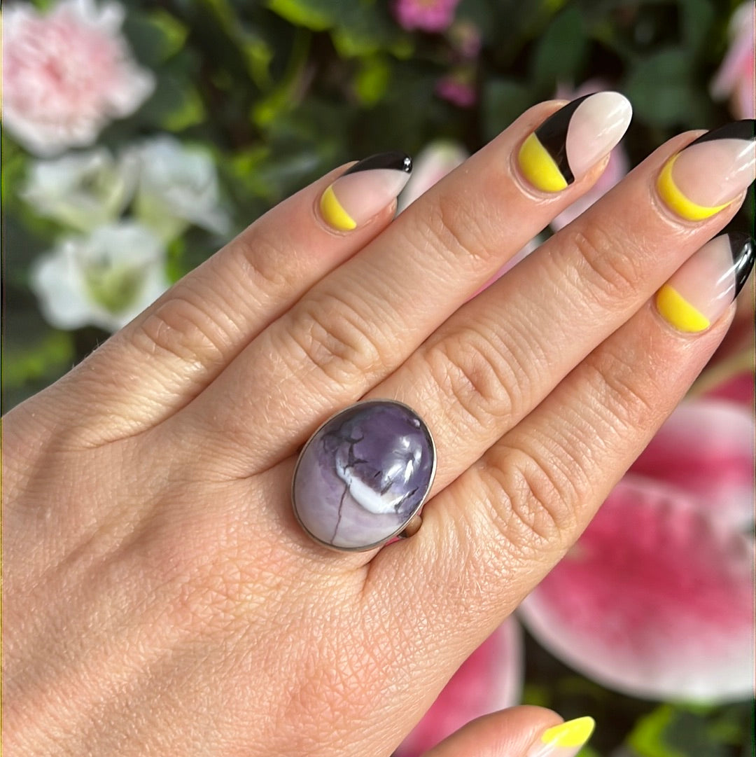 Tiffany Stone 925 Sterling Silver Ring - S