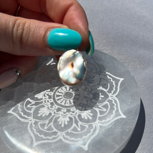 Abalone Shell 925 Sterling Pendant