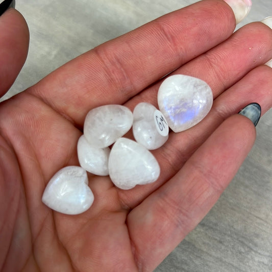 Flashy Moonstone Heart